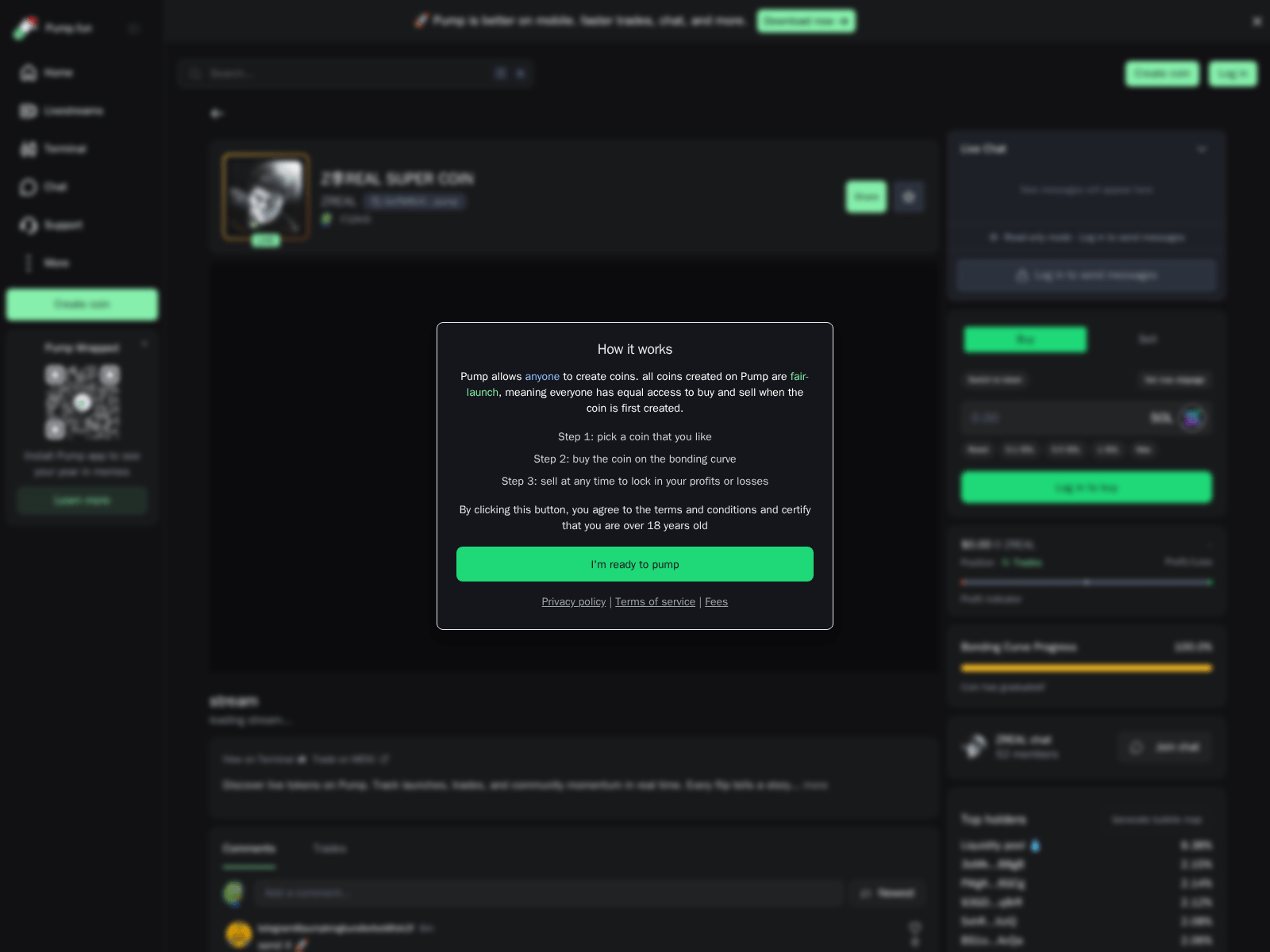 Screenshot of pum6.fun