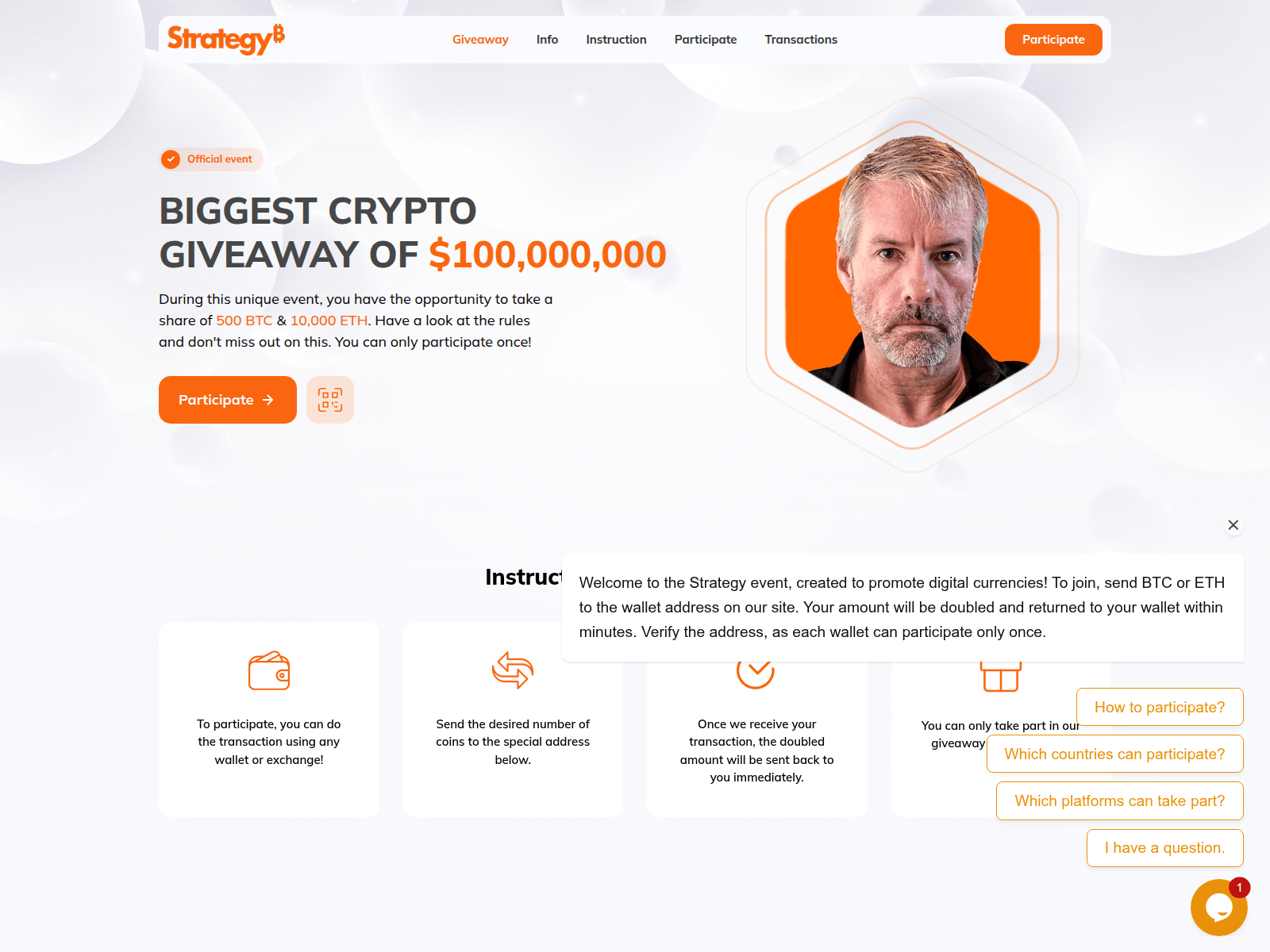 Screenshot of mstr.ceo