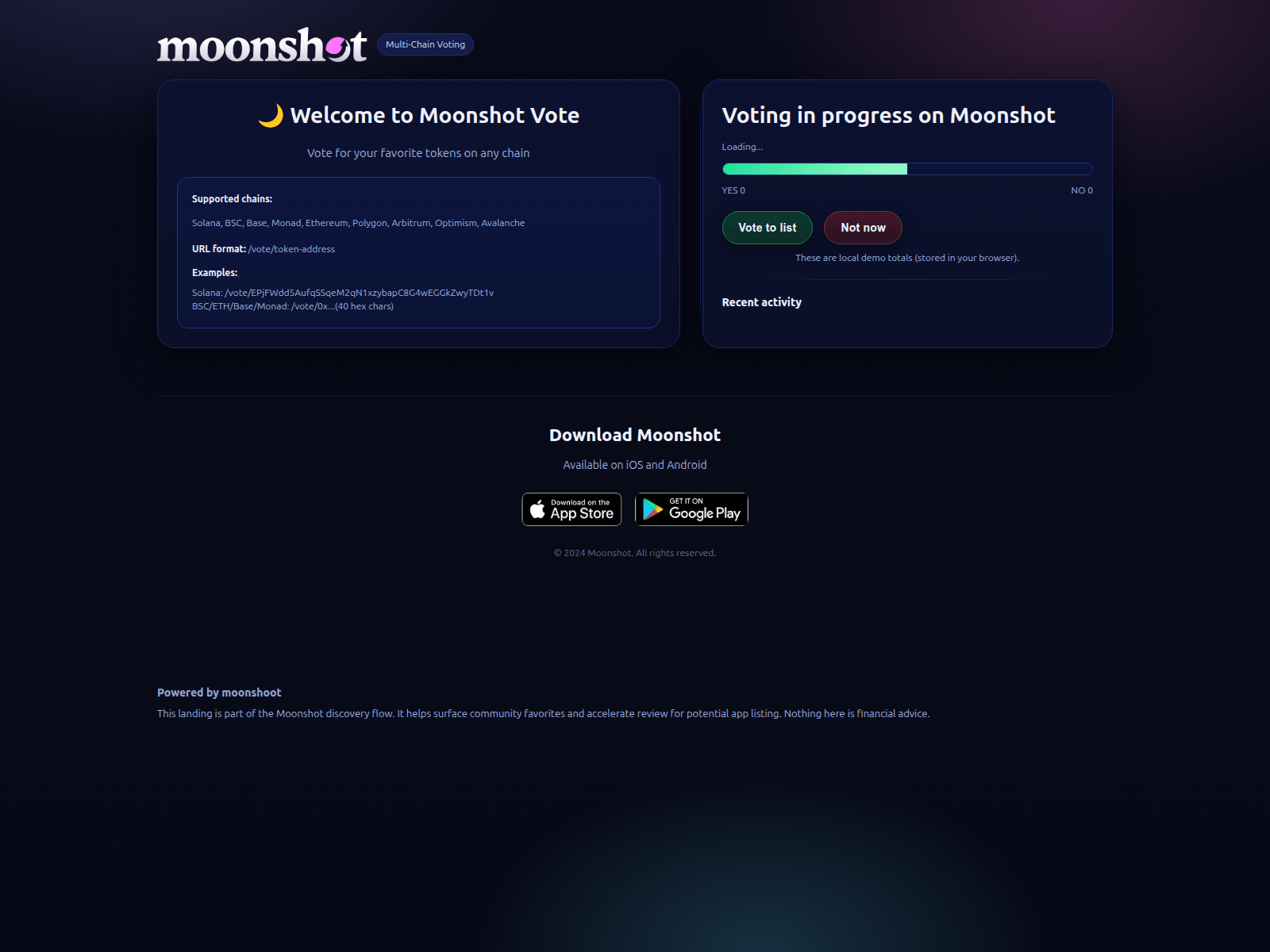 Screenshot of coin-listing.com