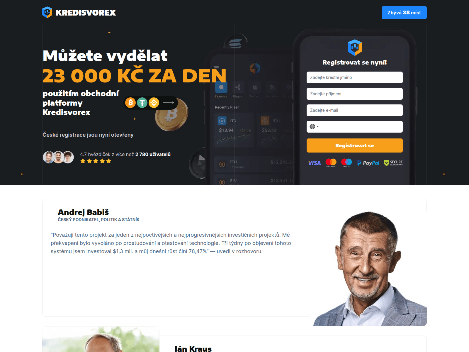 Screenshot of kredisvorex.com
