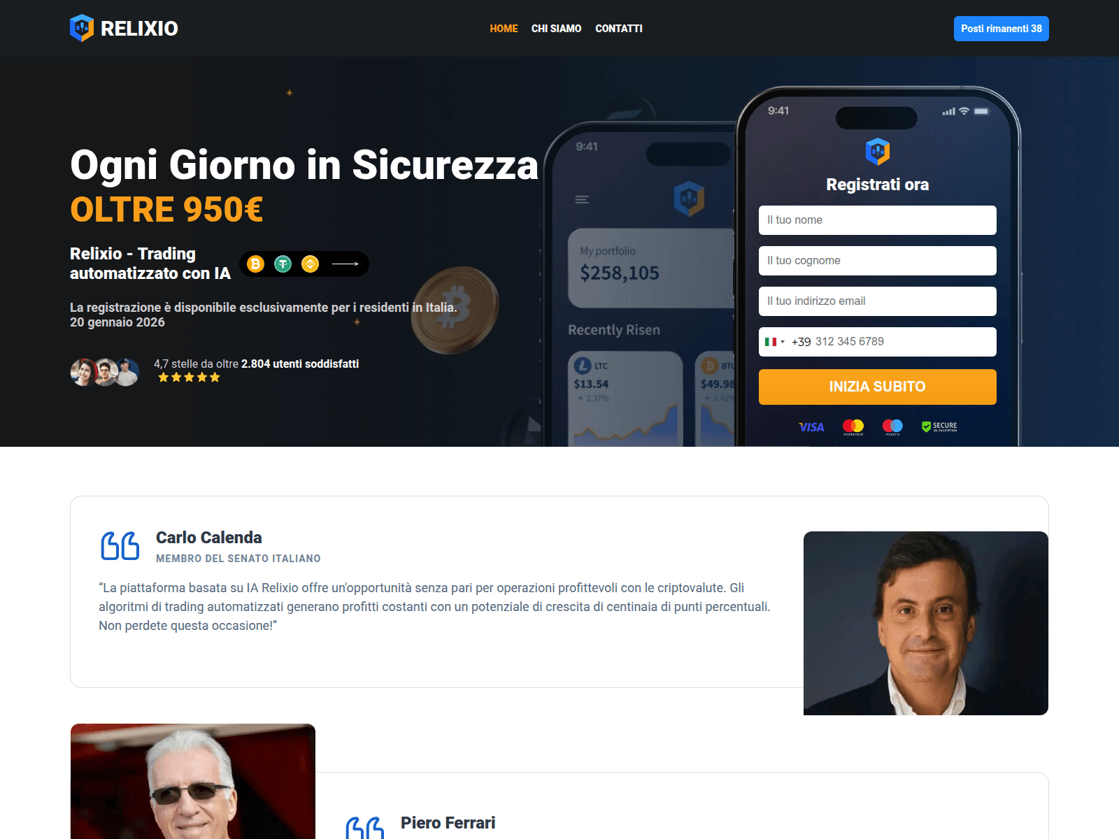 Screenshot of relixio-it.com