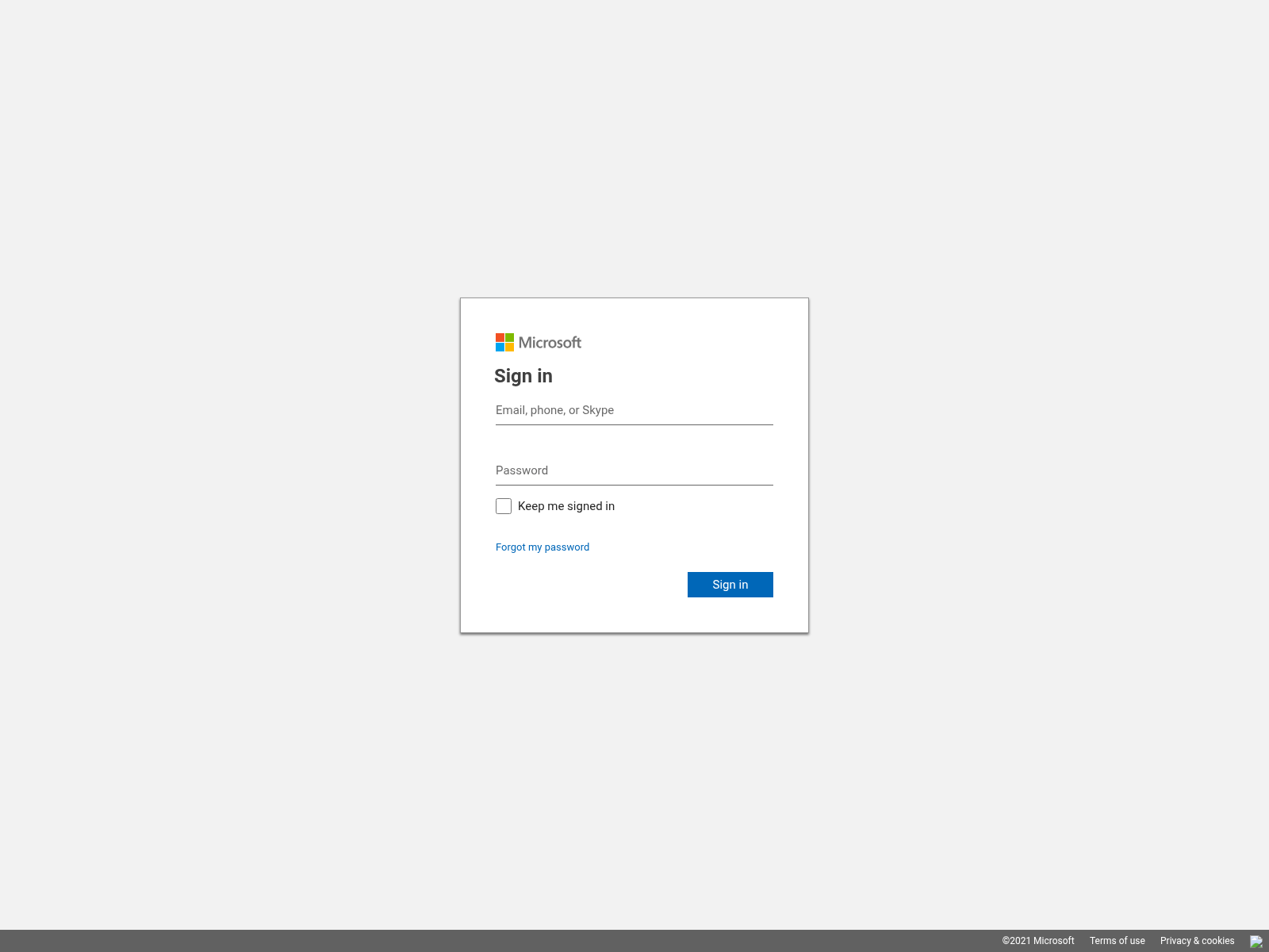 Screenshot of mssecuregateway.de