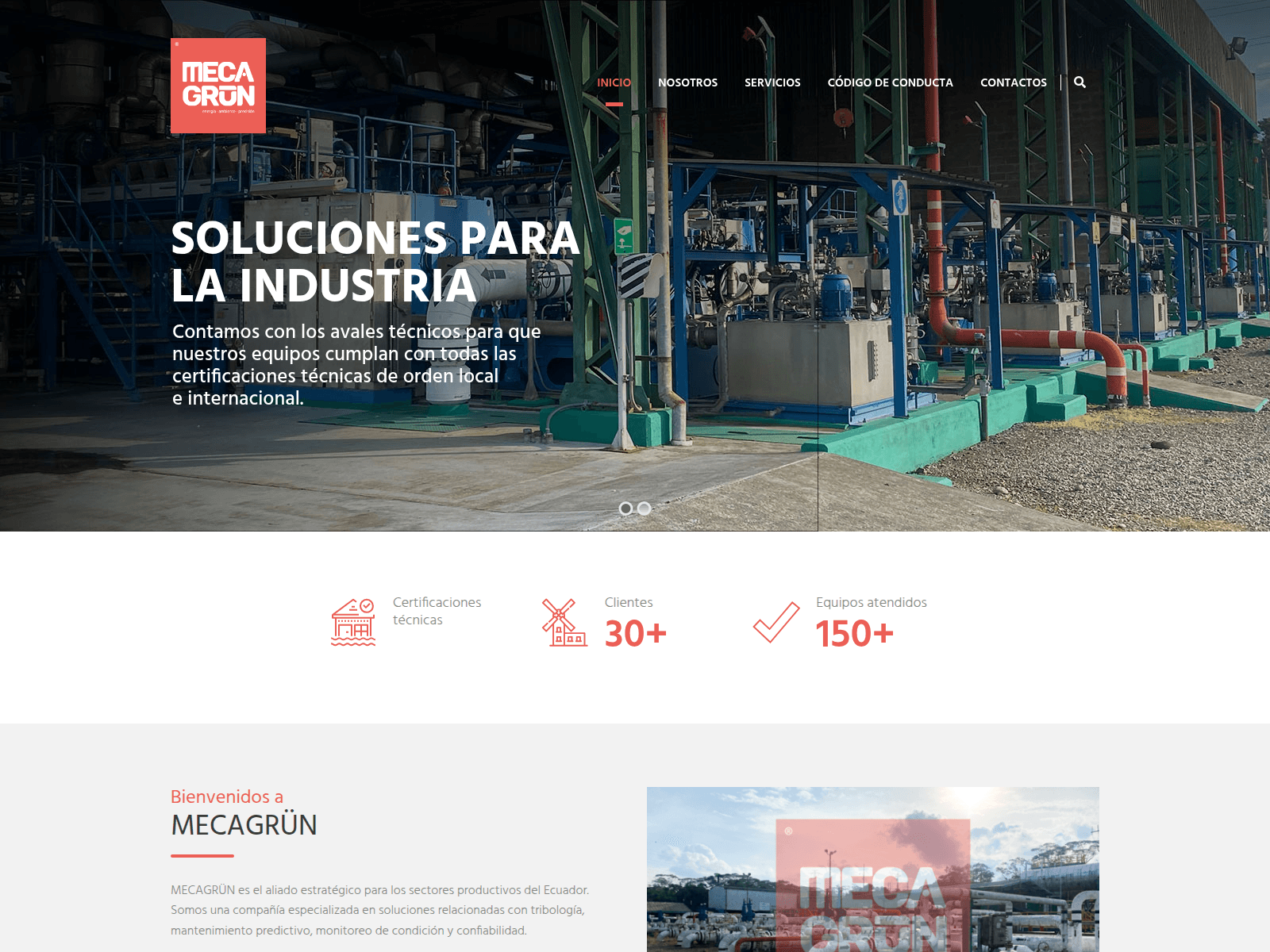 Screenshot of mecagrun.com