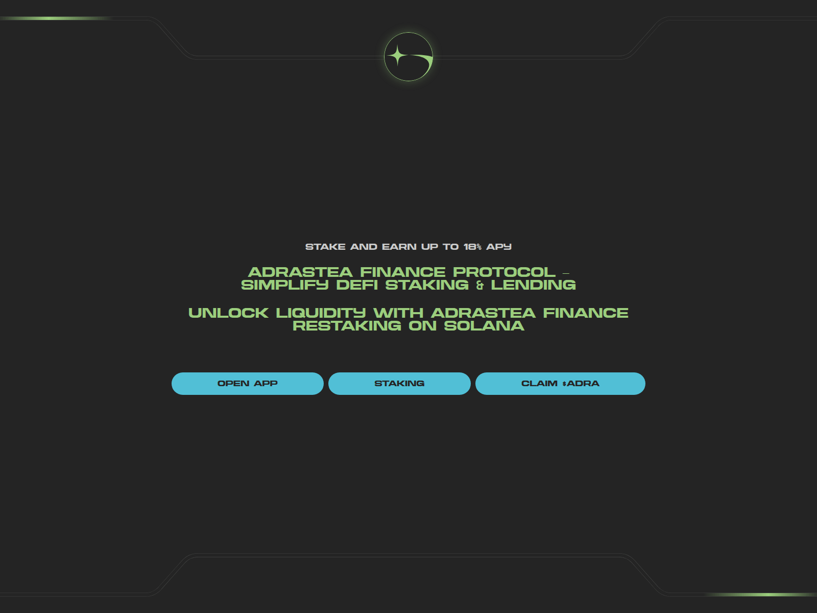 Screenshot of adrasteafi.com