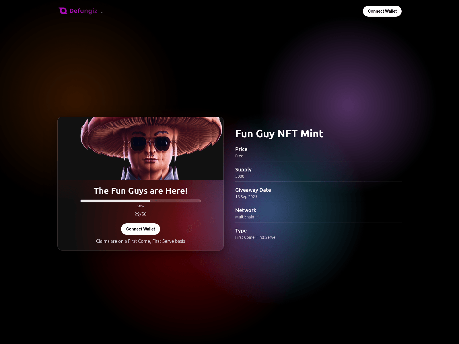 Screenshot of defungiz.top