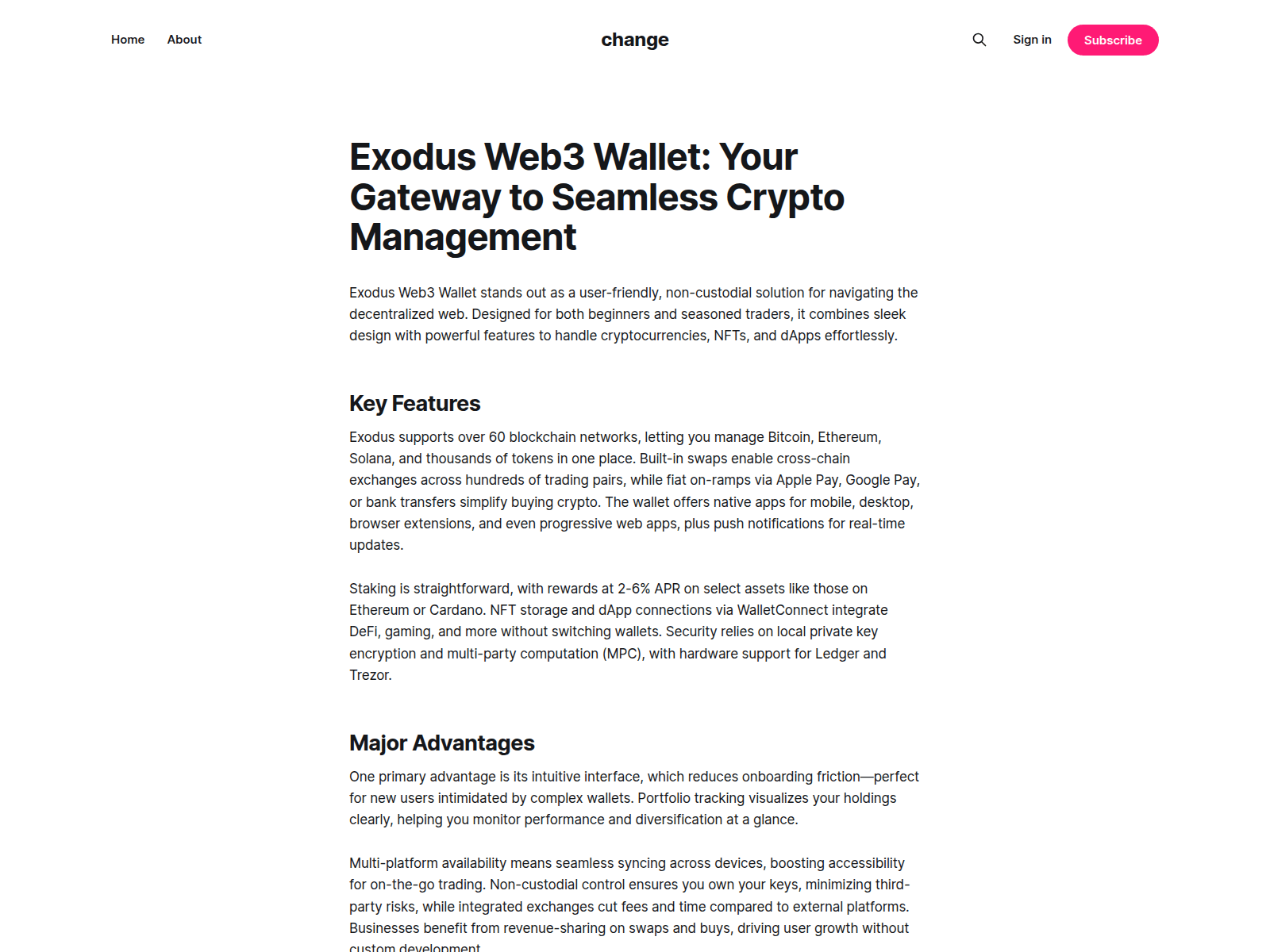 Screenshot of startoi.ghost.io