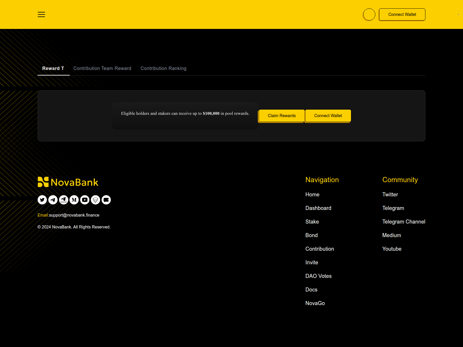 Screenshot of novabankfinance.live