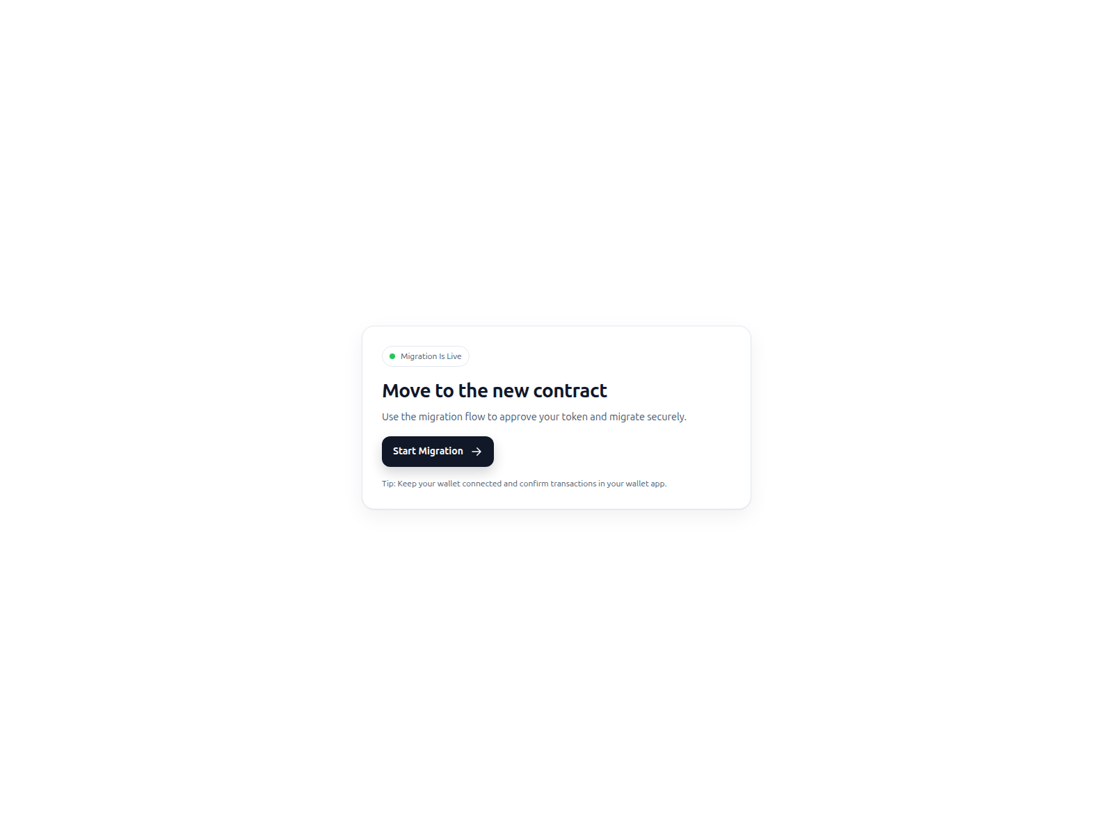 Screenshot of covert-migration.xyz