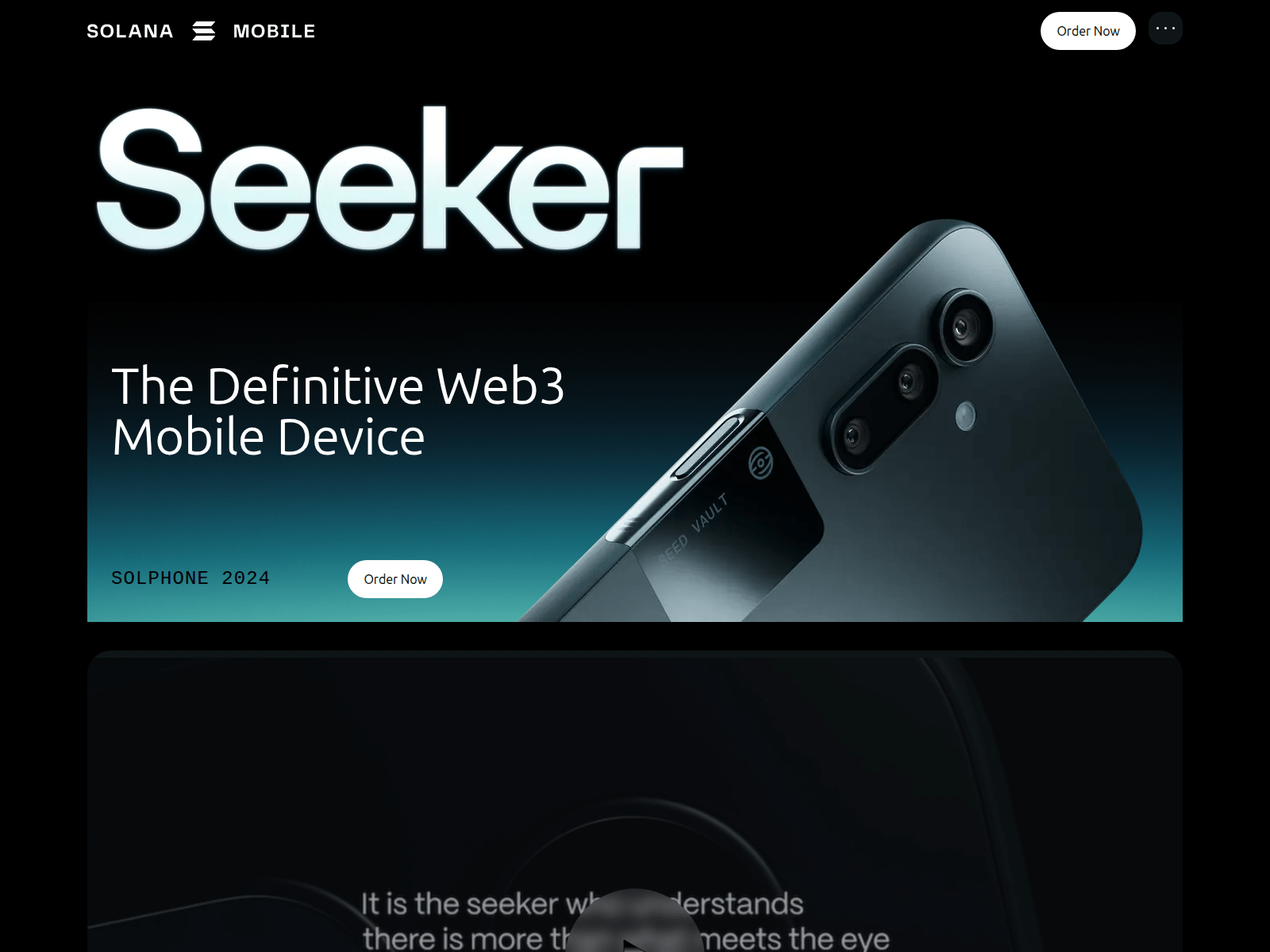 Screenshot of solanaphone.io