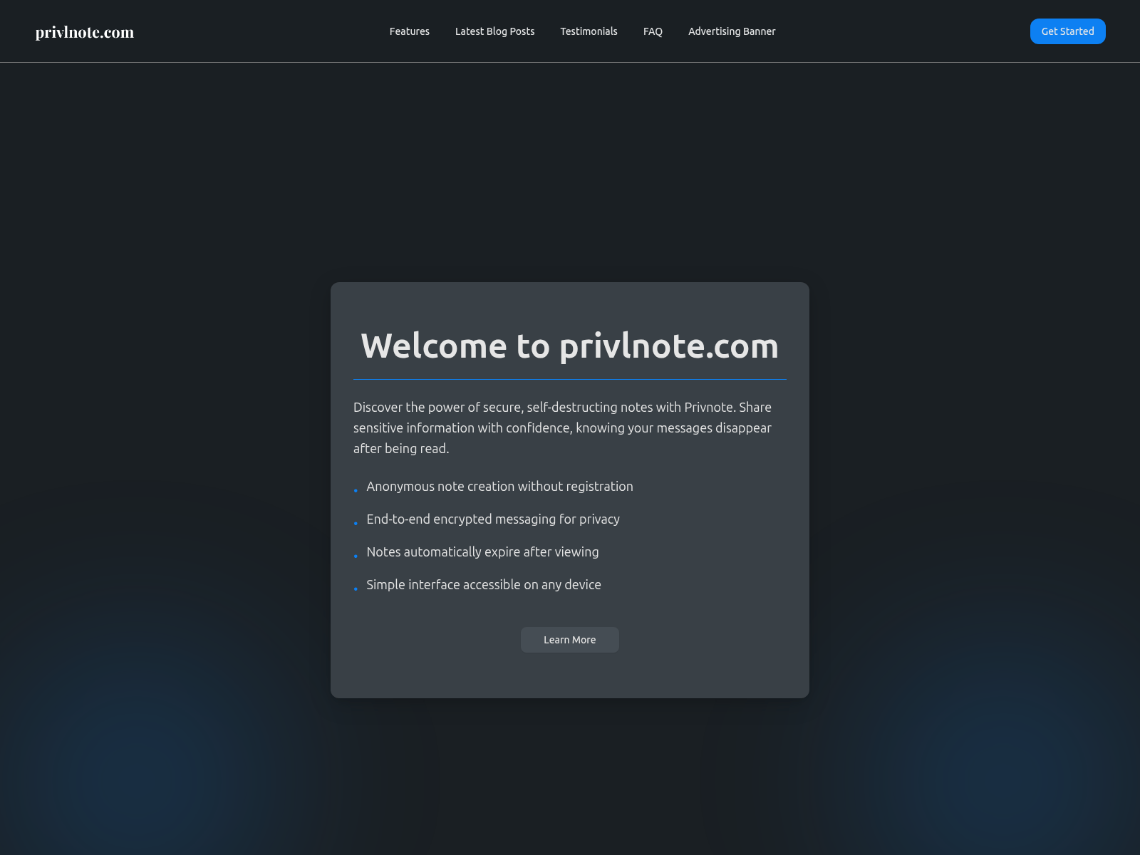 PhishDestroy archive for privlnote.com