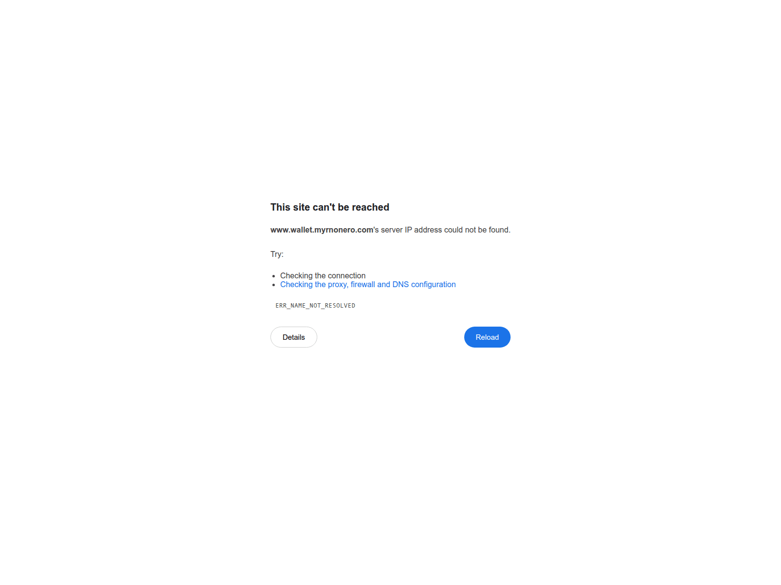 Screenshot of myrnonero.com