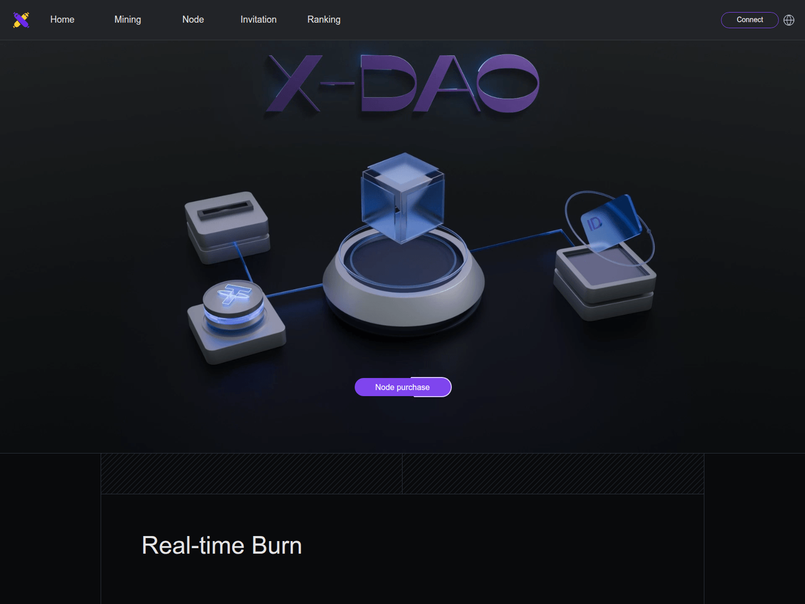 Screenshot of dapp.xdao.info