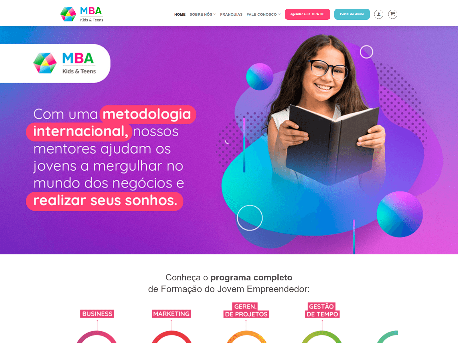 Screenshot of mbakids.com.br