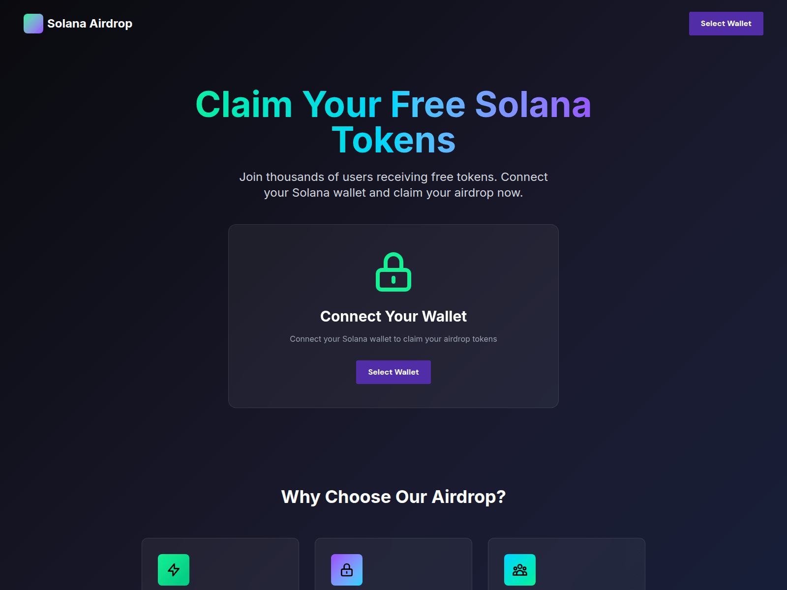 Screenshot of solana.appscan.pro