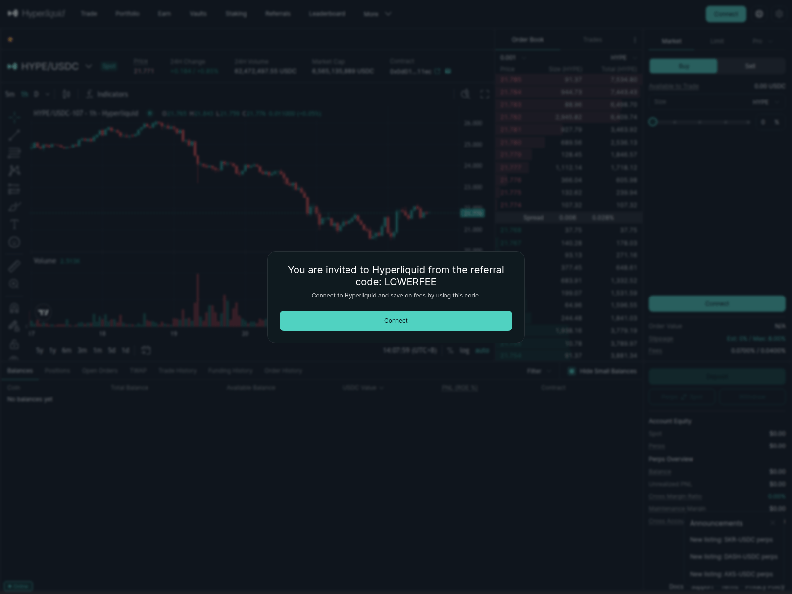 Screenshot of polysmarket.com