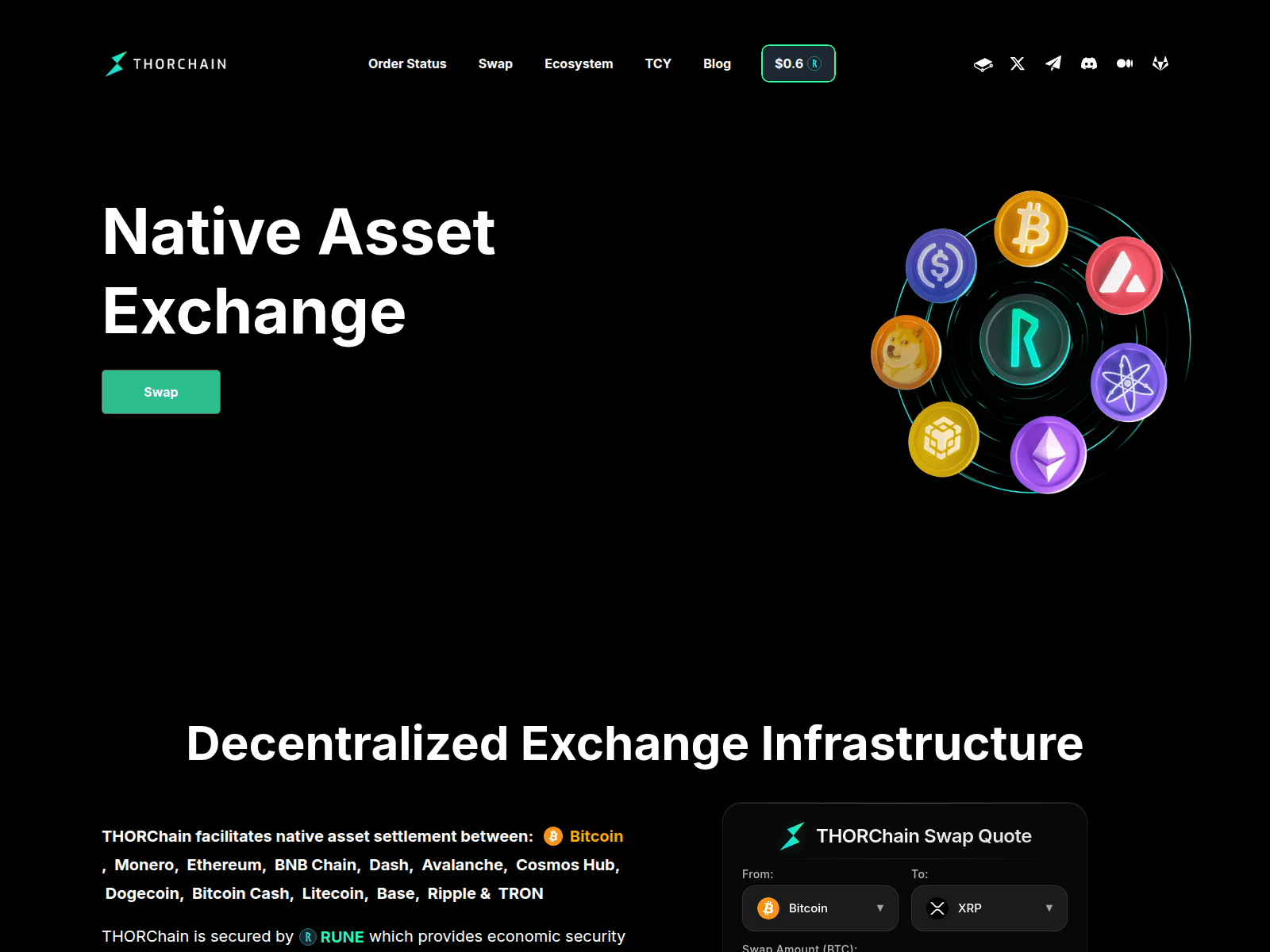 Screenshot of tborchain.org