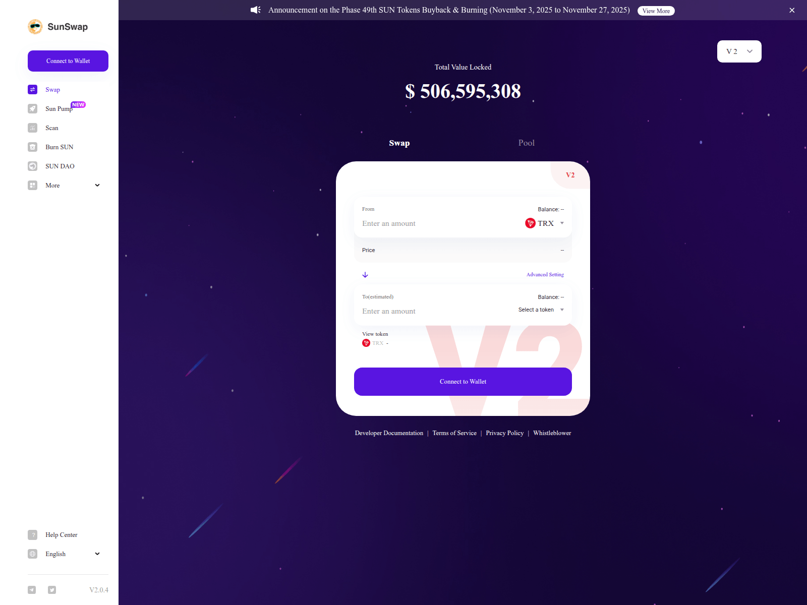 Screenshot of sunswaps.it.com