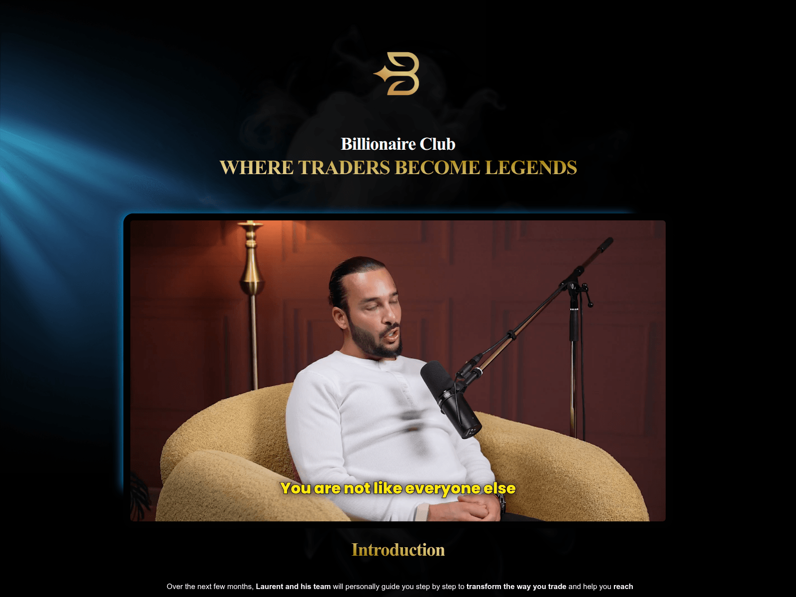Screenshot of the-billionaire-club.com