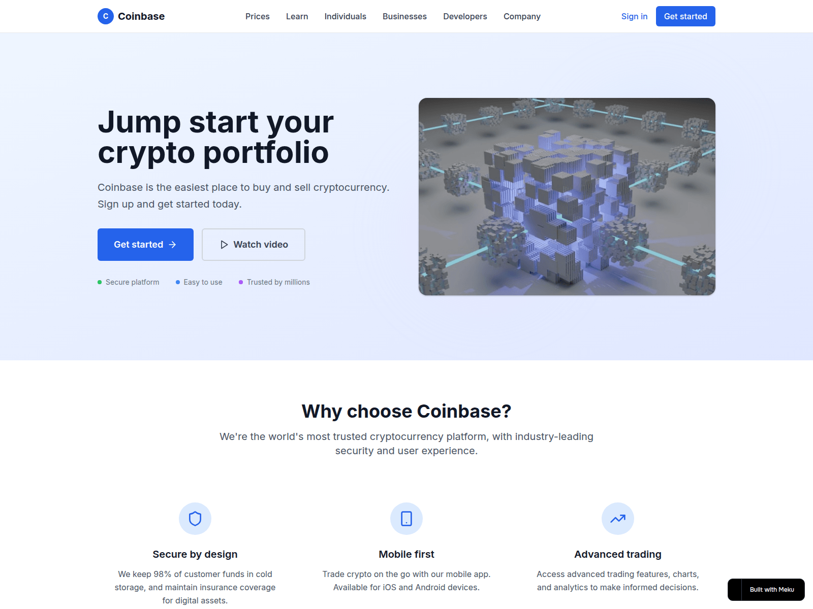 Screenshot of coinbase-io.meku.app