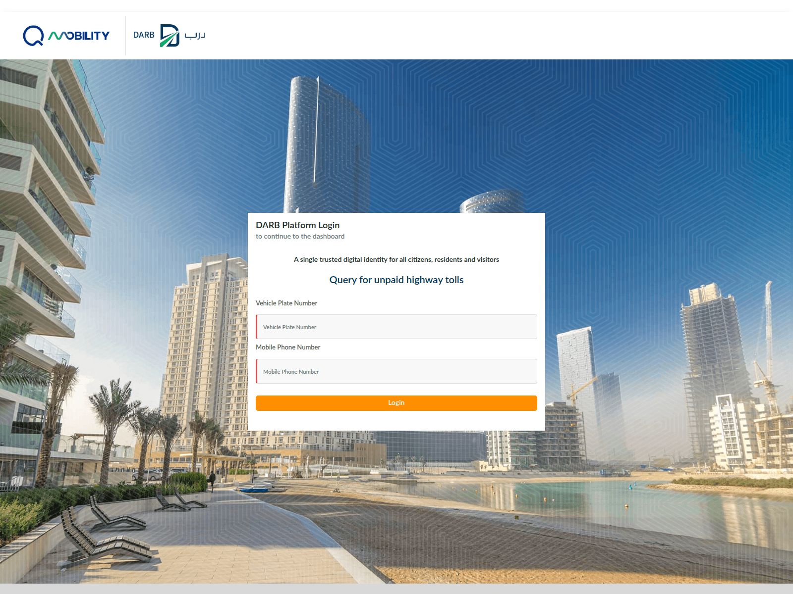 Screenshot of darb.itc.gov.ae-ordr.com