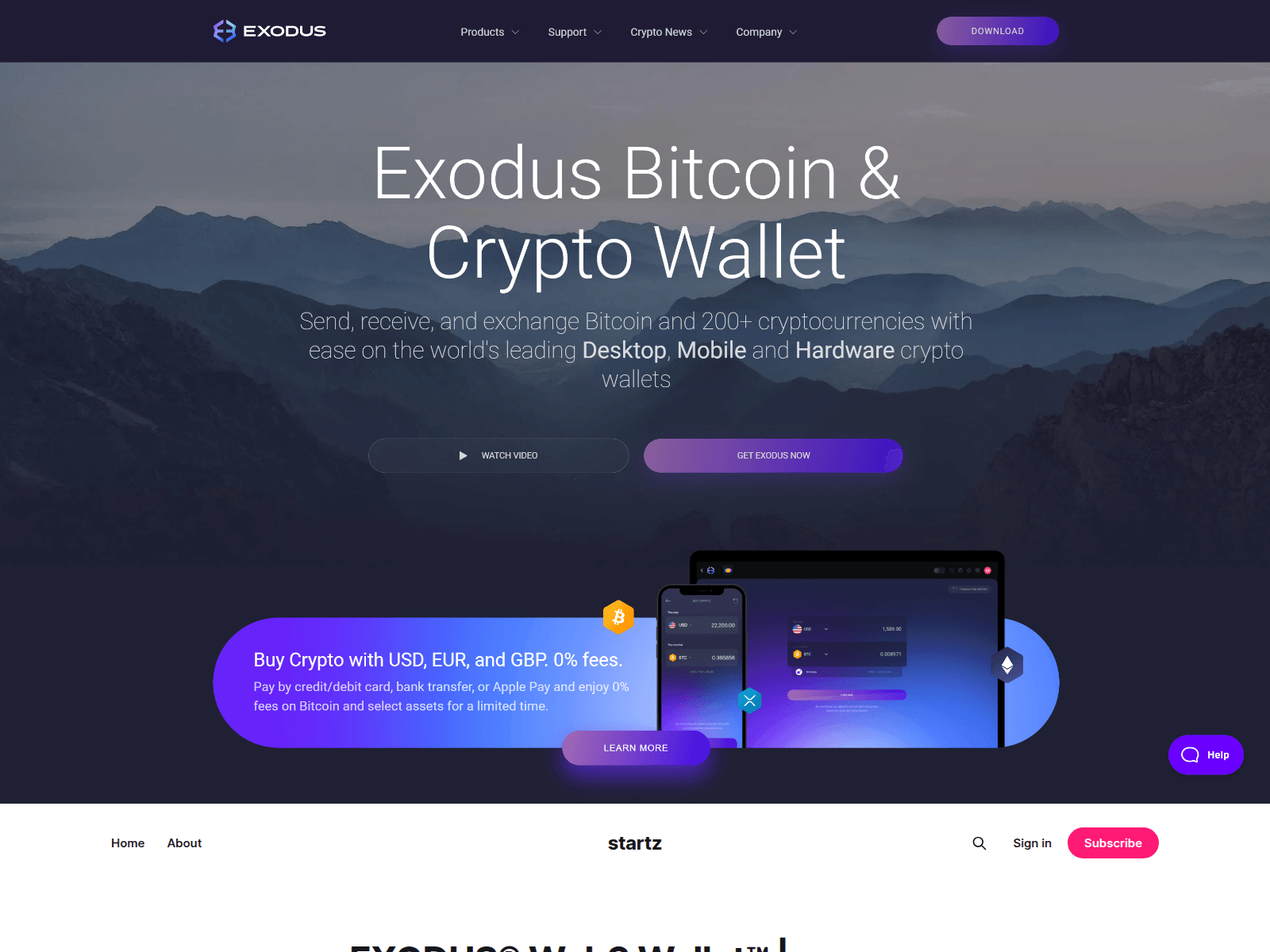 Screenshot of startk.ghost.io