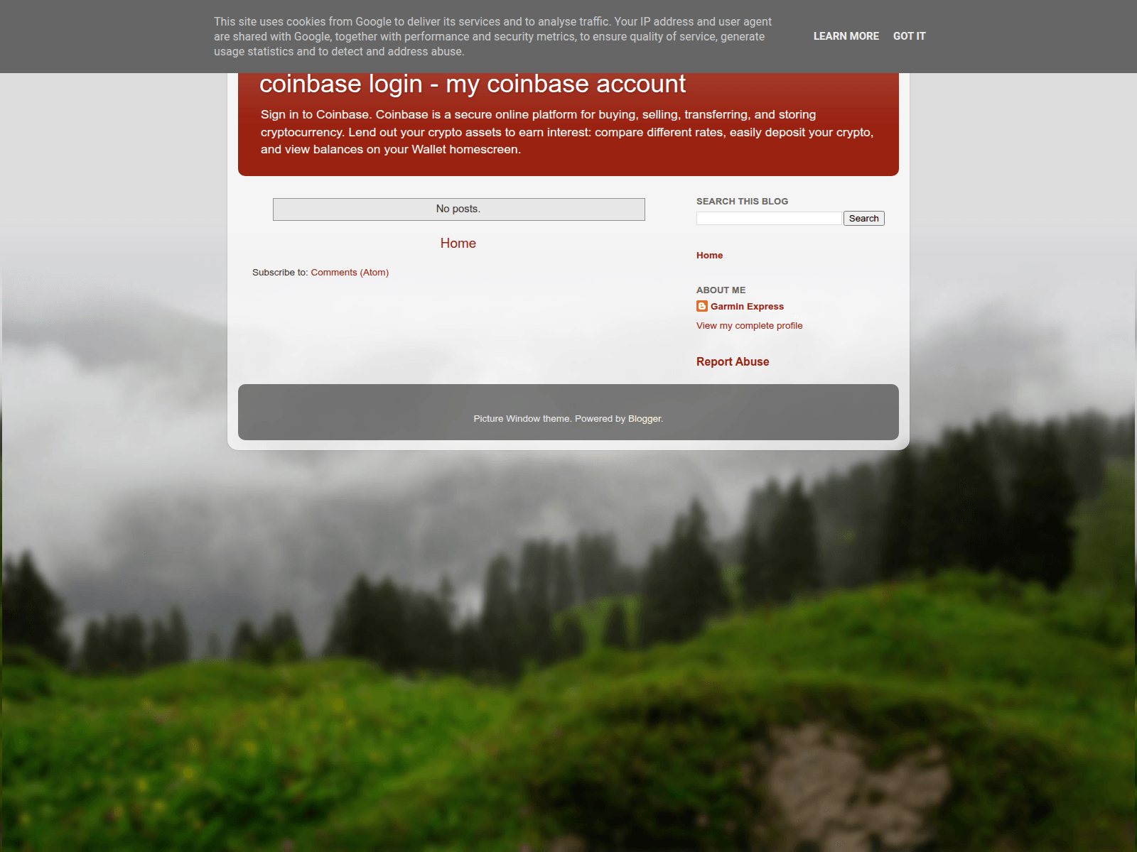 Screenshot of login-coin.blogspot.com.uy