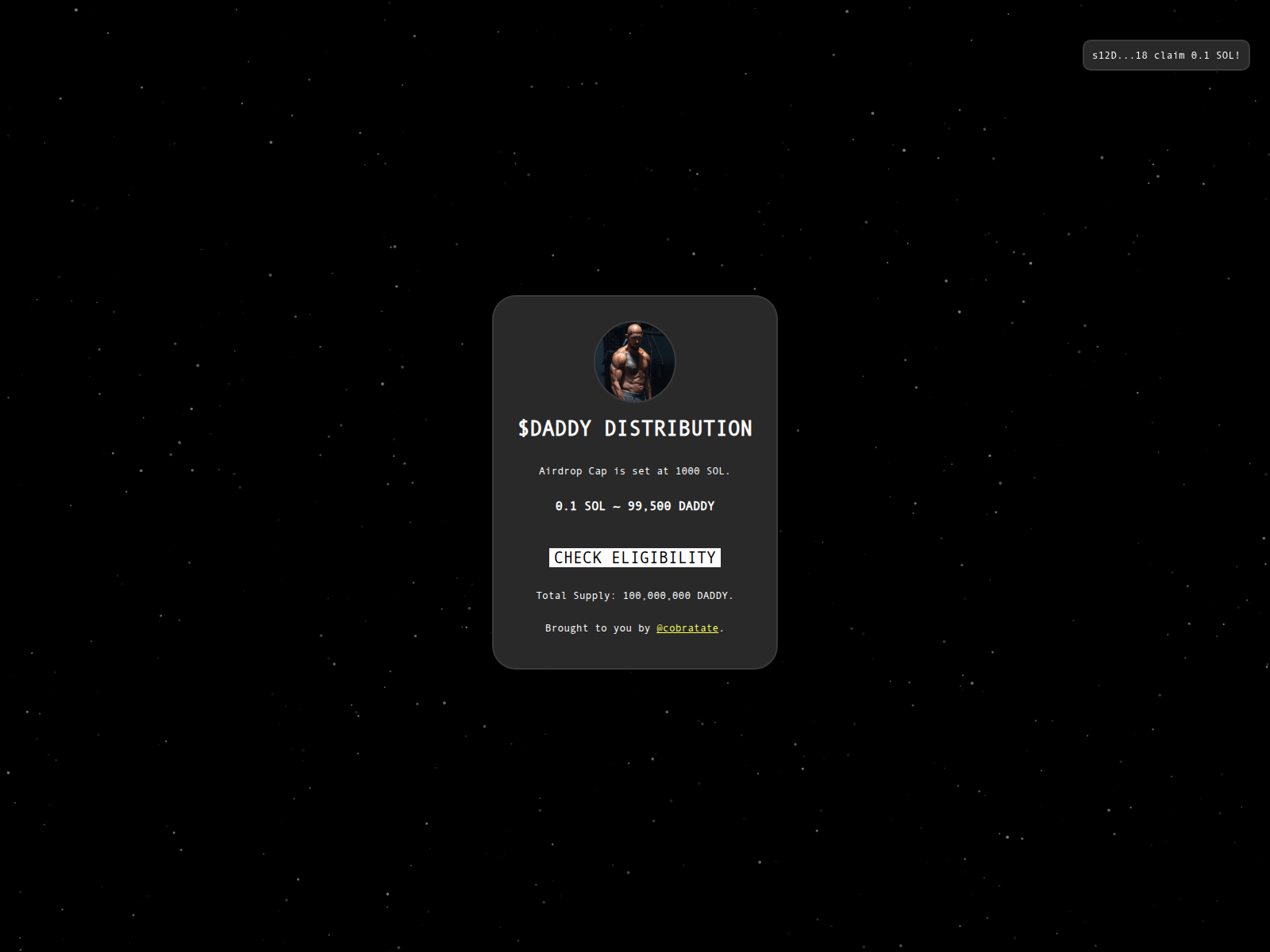 Screenshot of daddys-allocation.xyz