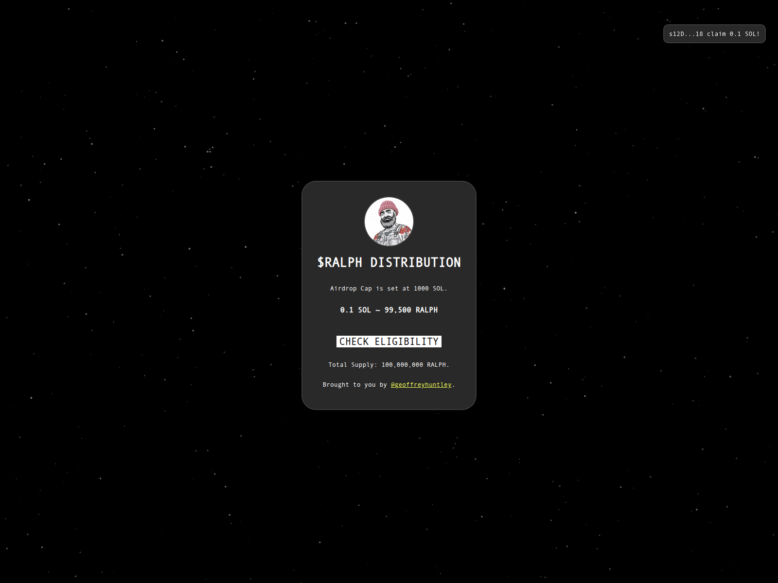 Screenshot of ralph-allocation.xyz