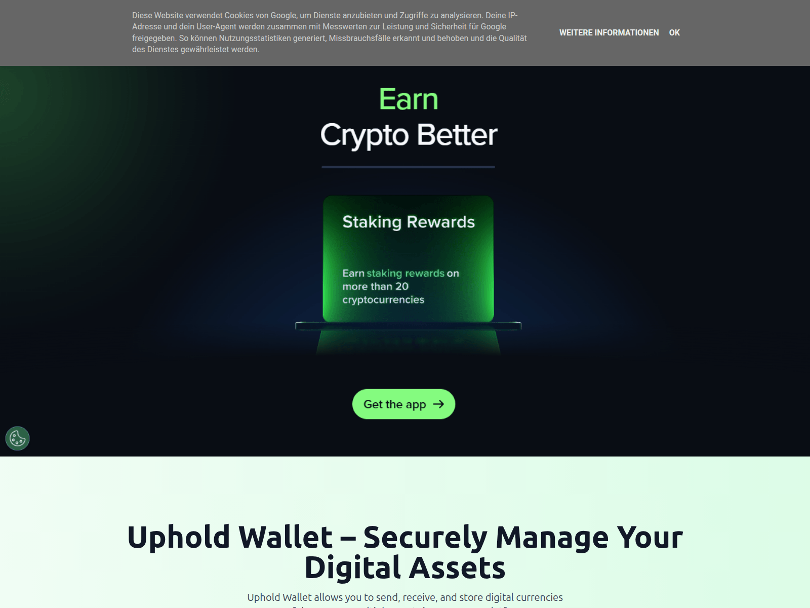 Screenshot of docs-uphold-wallet.blogspot.am
