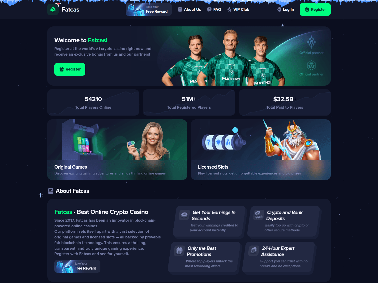 Screenshot of fatcas.com