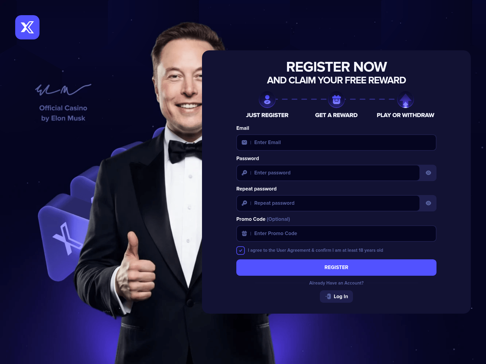 Screenshot of guxeu.com
