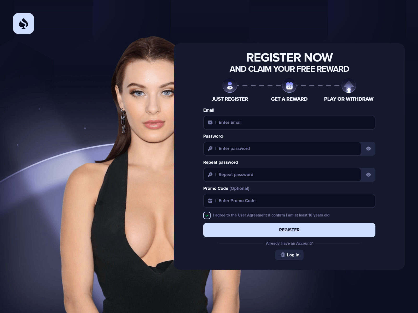 Screenshot of playexgold.com
