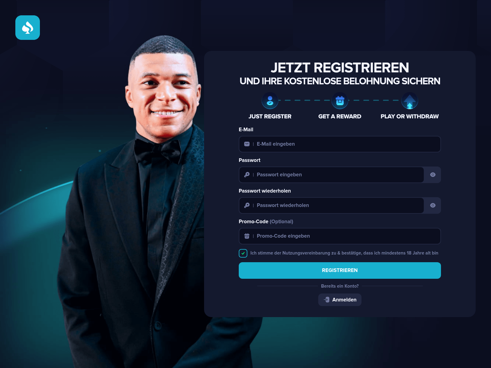 Screenshot of betflamez.com