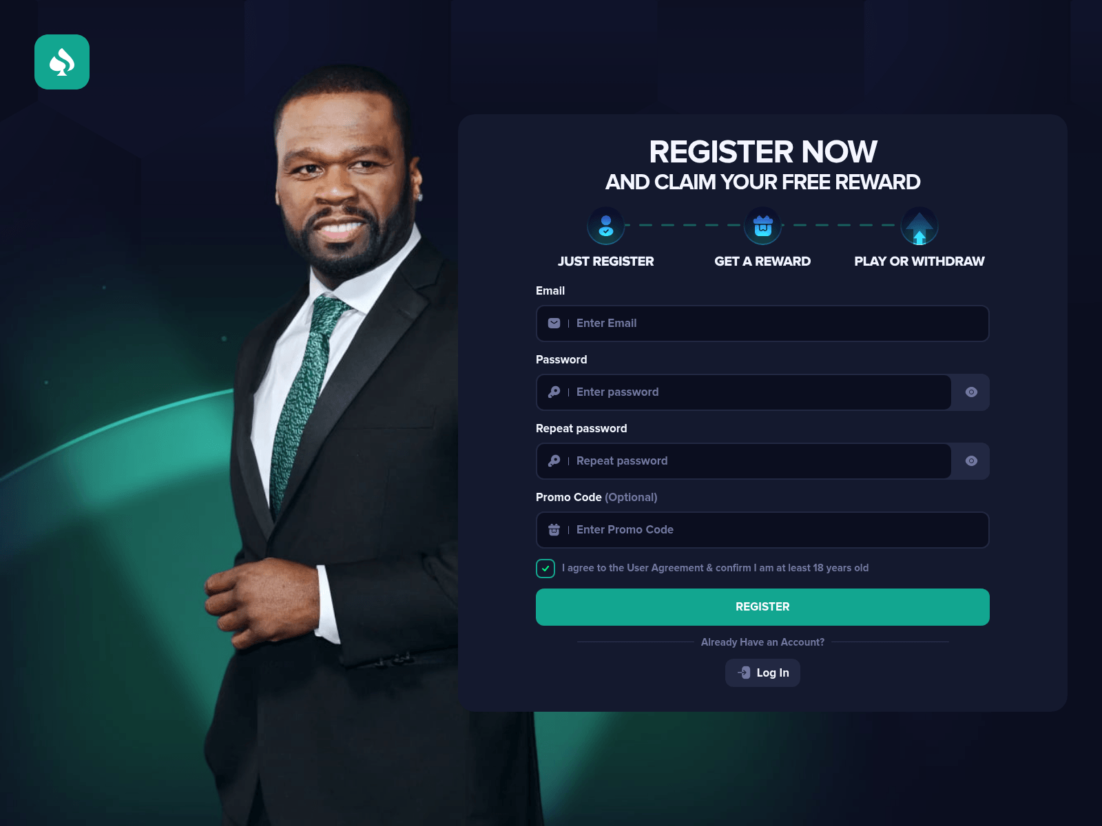 Screenshot of cent50.com