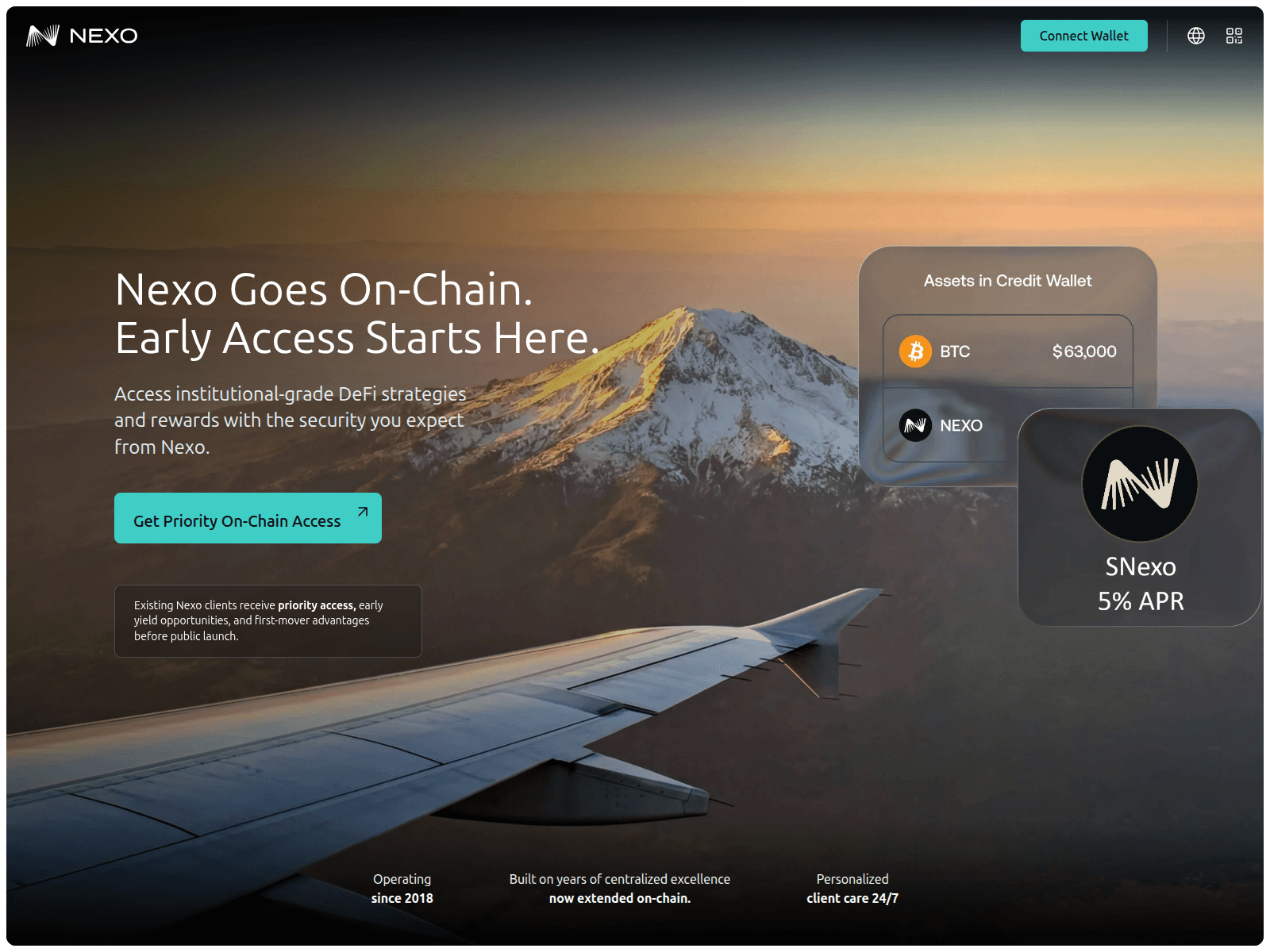 Screenshot of whitelist.blockchains-nexo.io