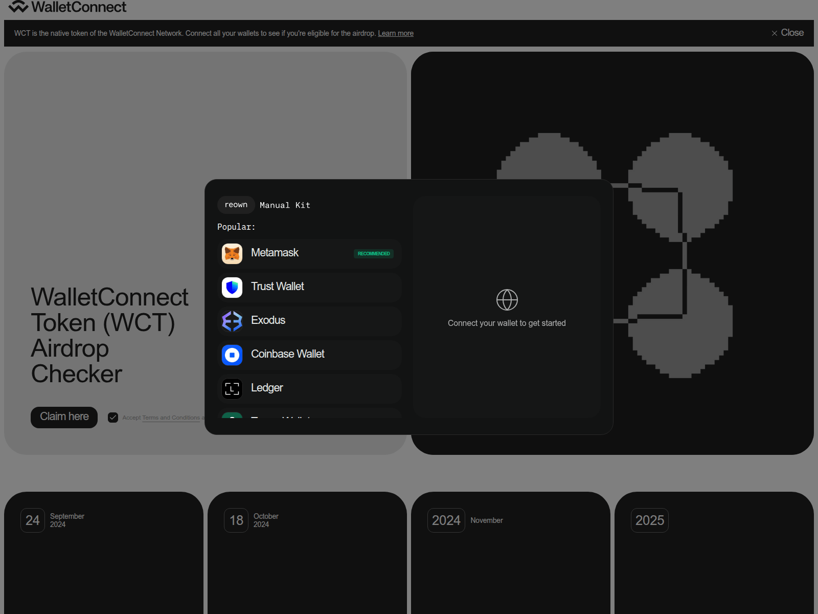 Screenshot of criteria.wct-token.live