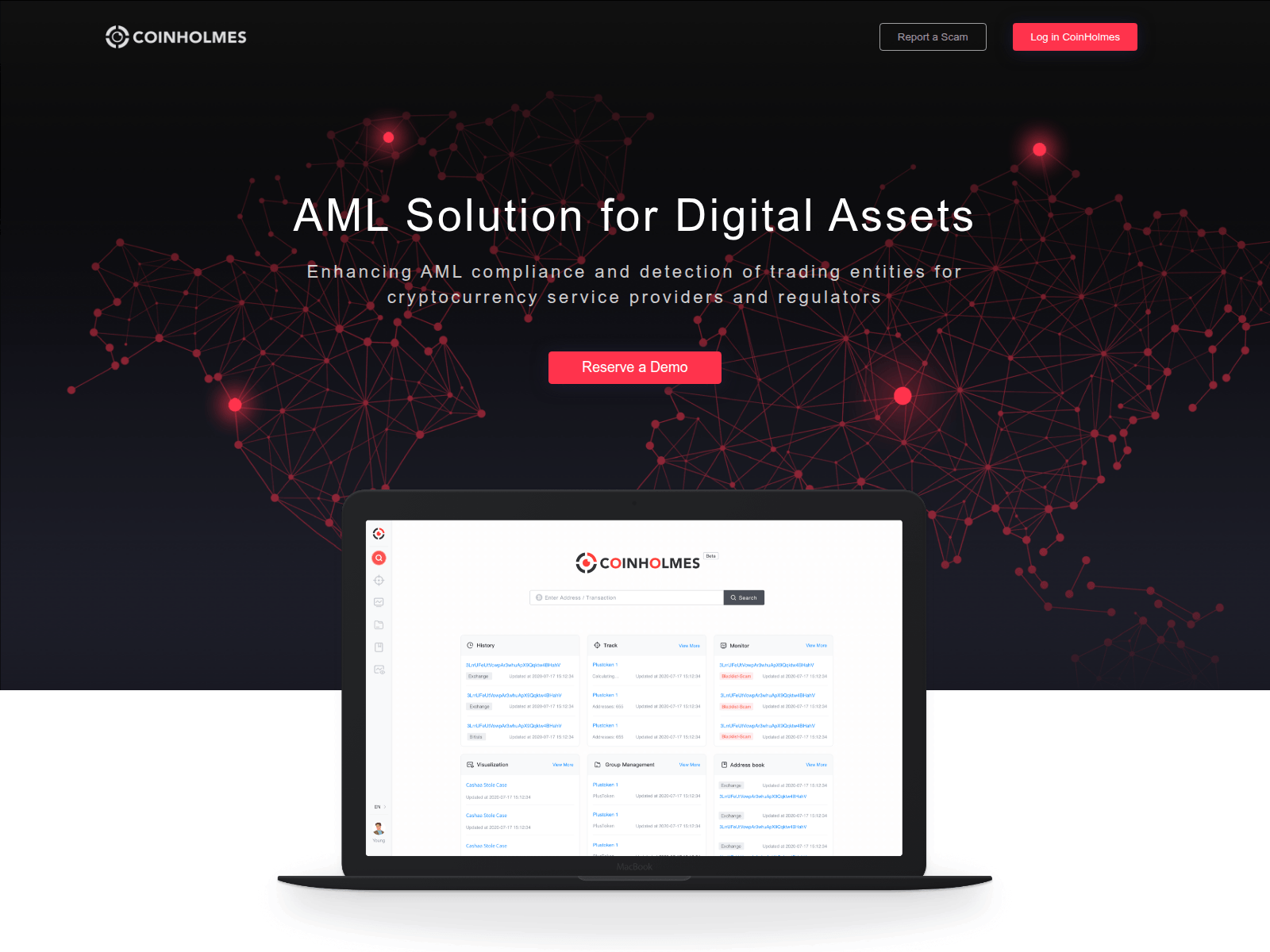 Screenshot of coinholmes.com