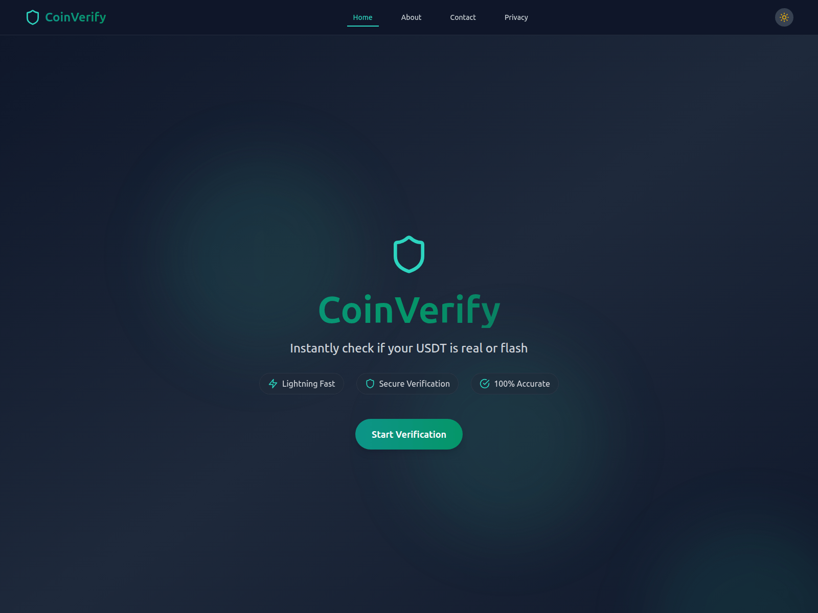 Screenshot of coinverify.in