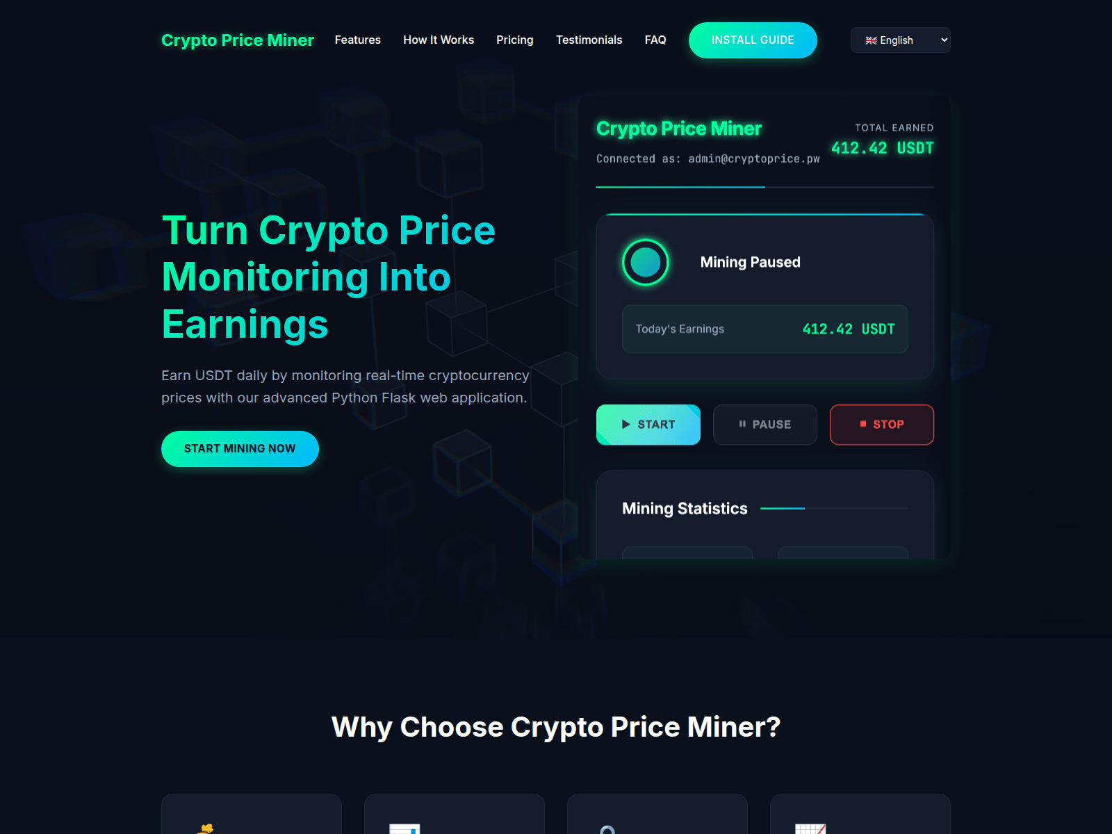 Forensic screenshot of cryptoprice.pw