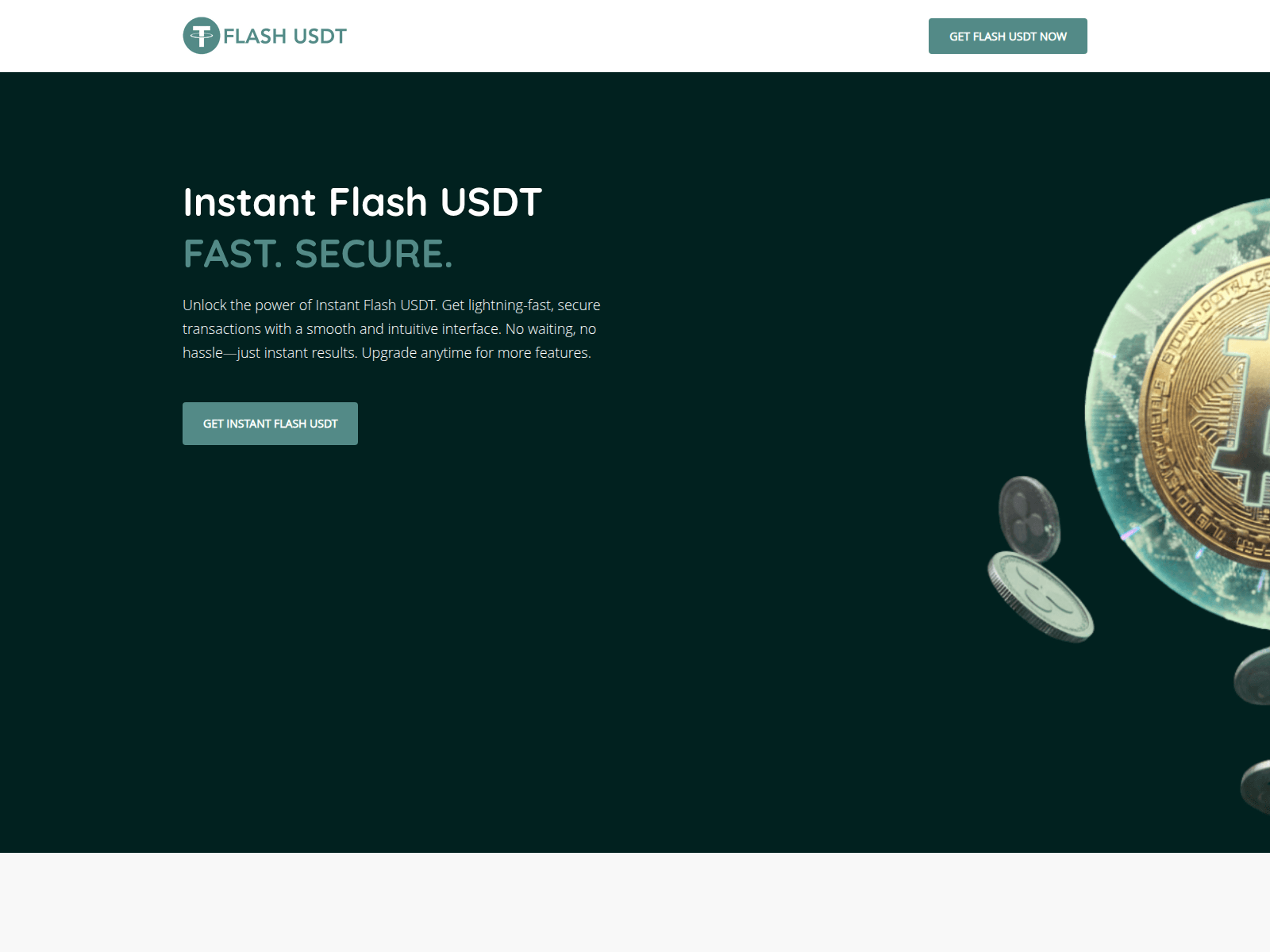 Screenshot of instantflashusdt.com