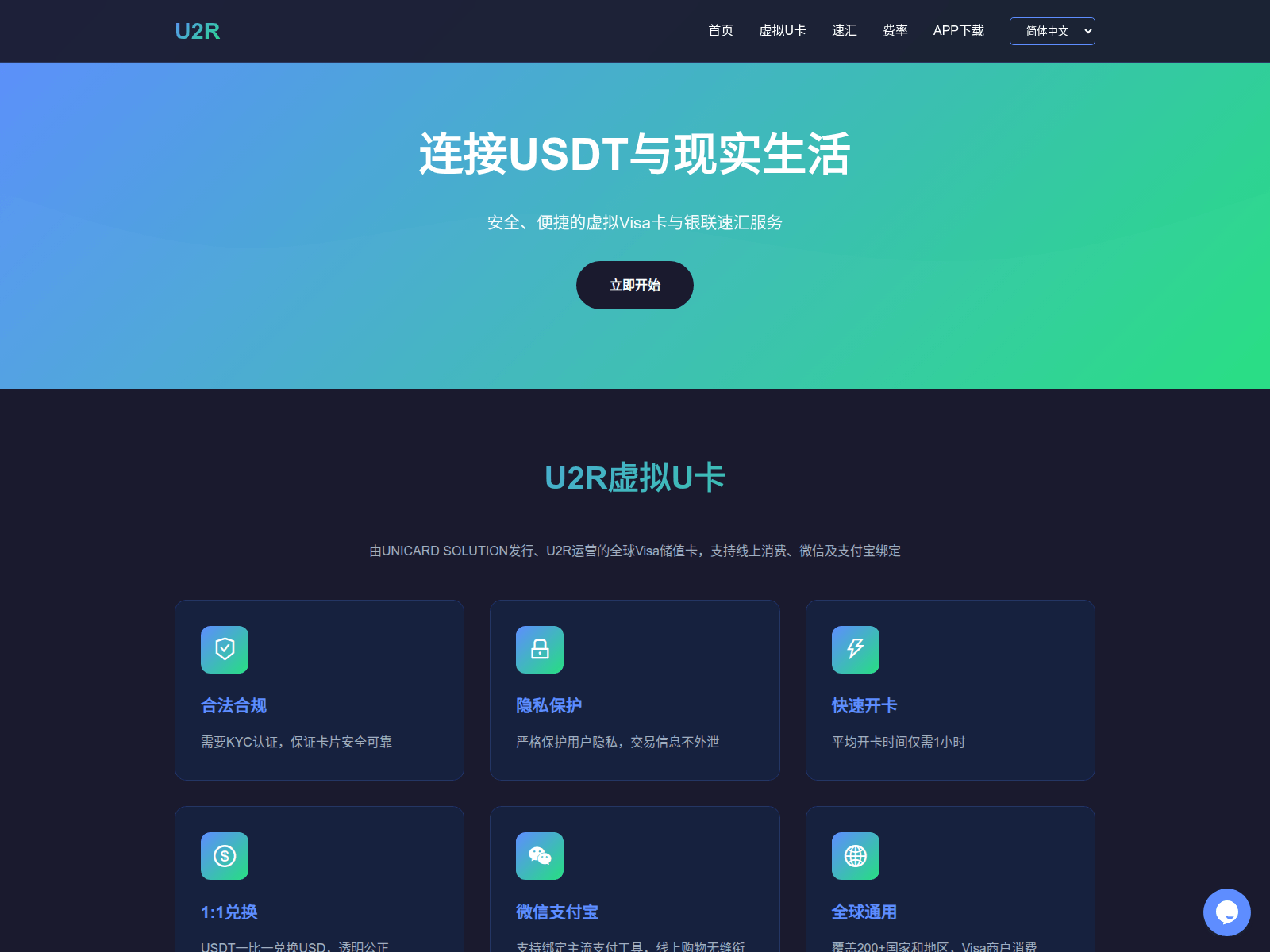 Screenshot of usdt2rmb.net