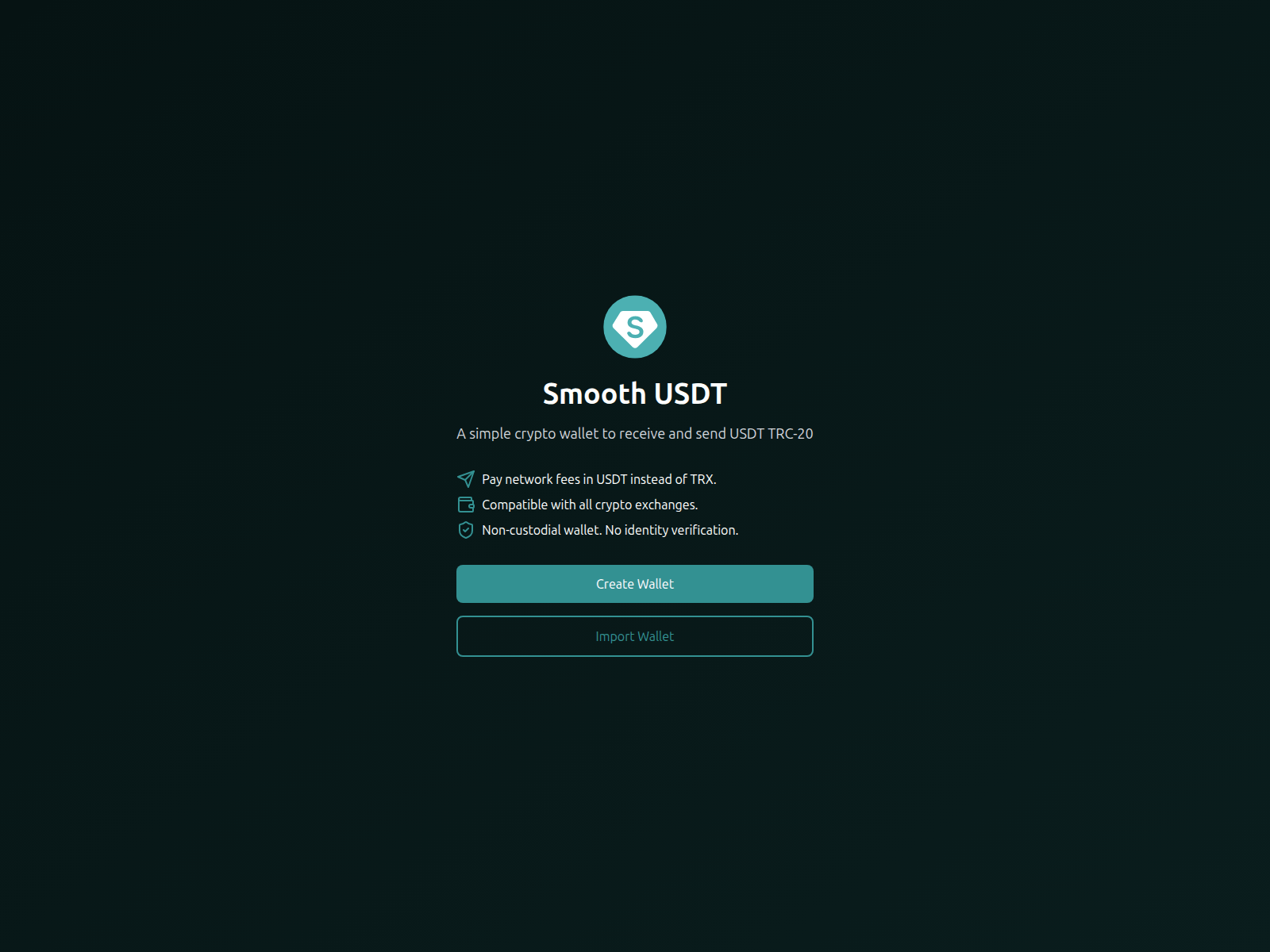 Screenshot of wallet.smoothusdt.com