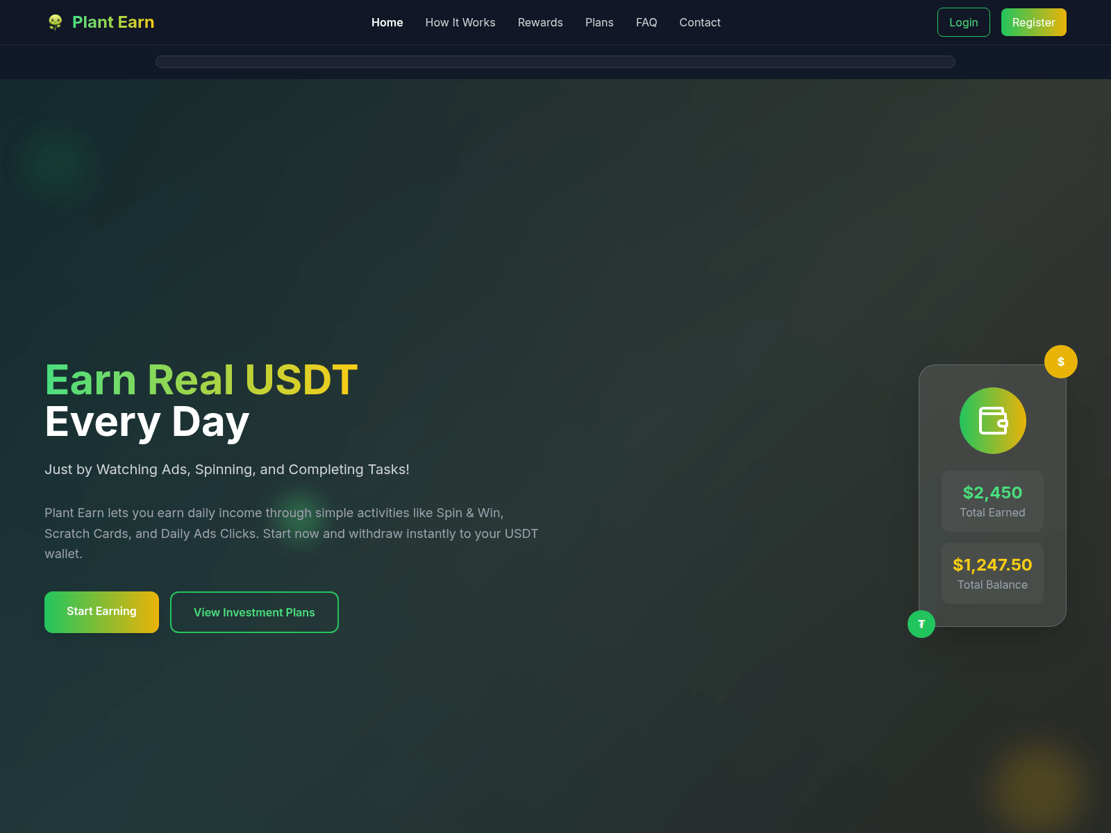 Screenshot of rewardhub.safevpnapp.com