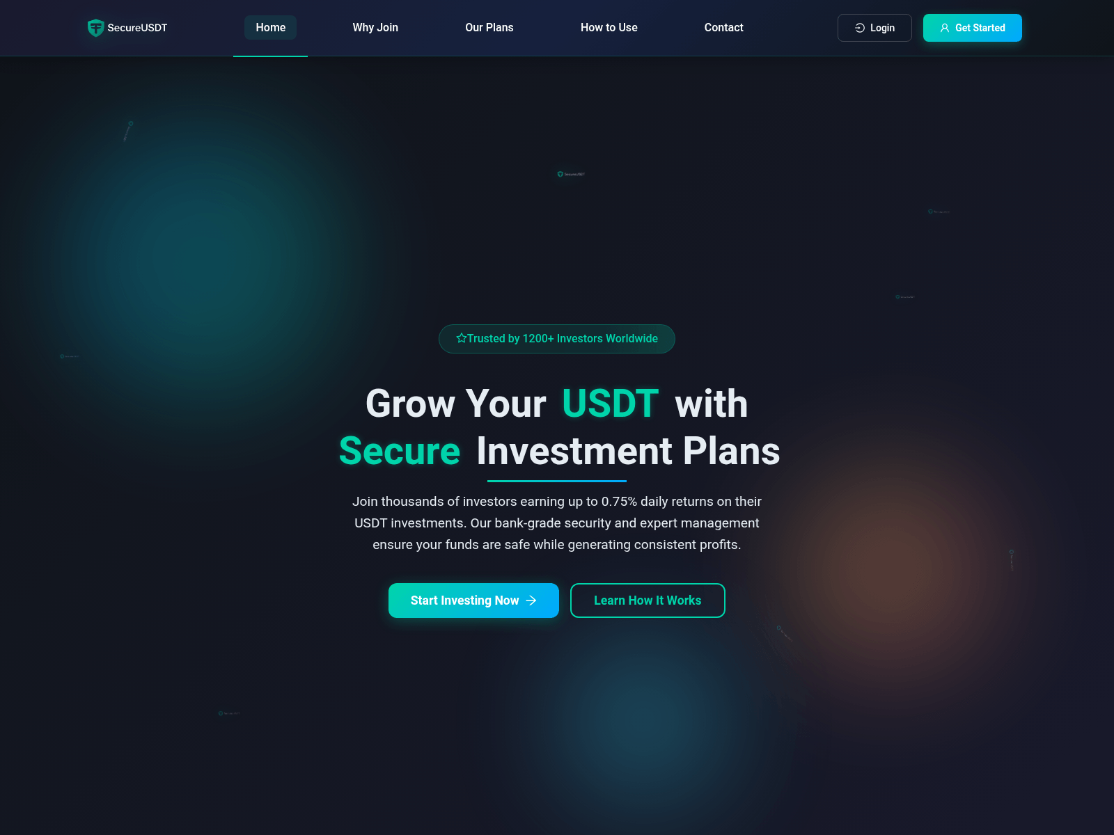 Screenshot of secureusdt.com