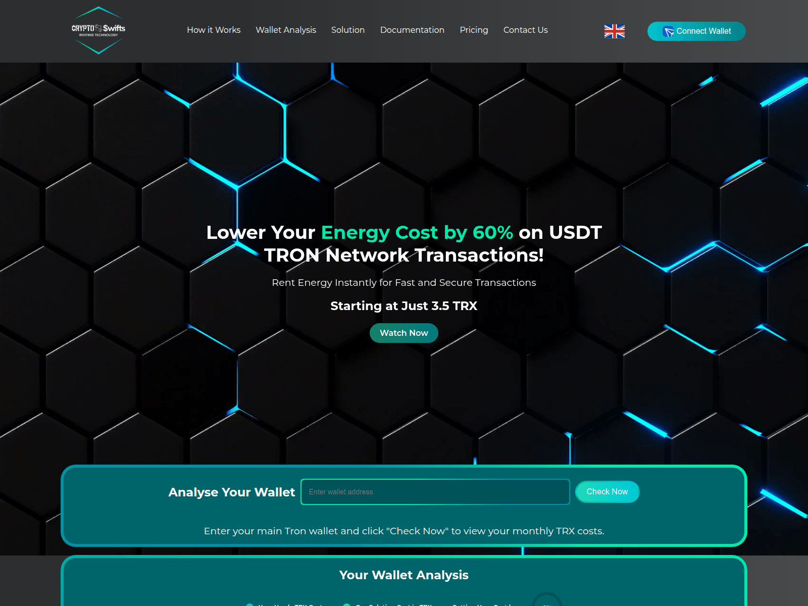 Screenshot of cryptoswifts.com