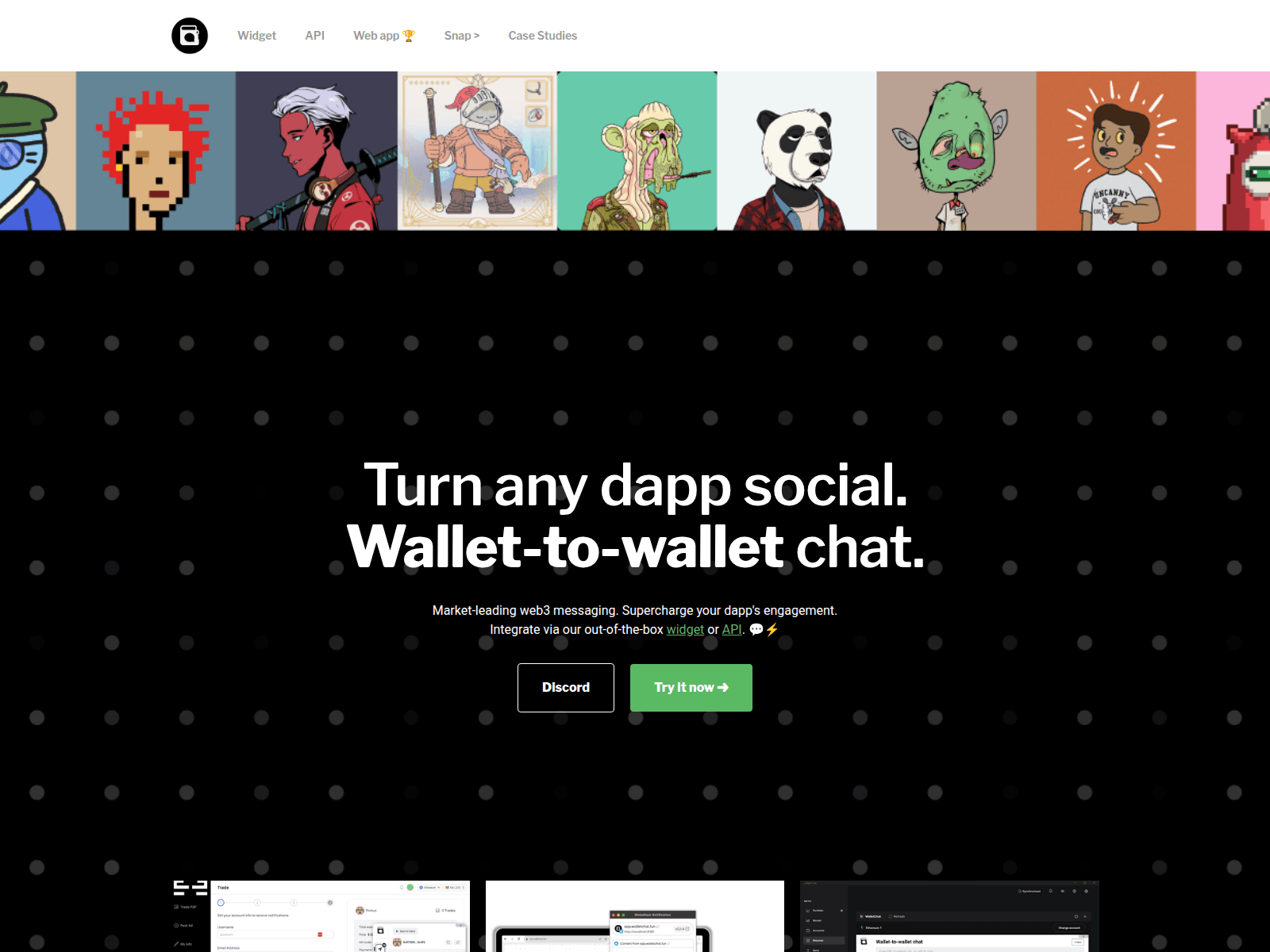 Screenshot of walletchat.fun