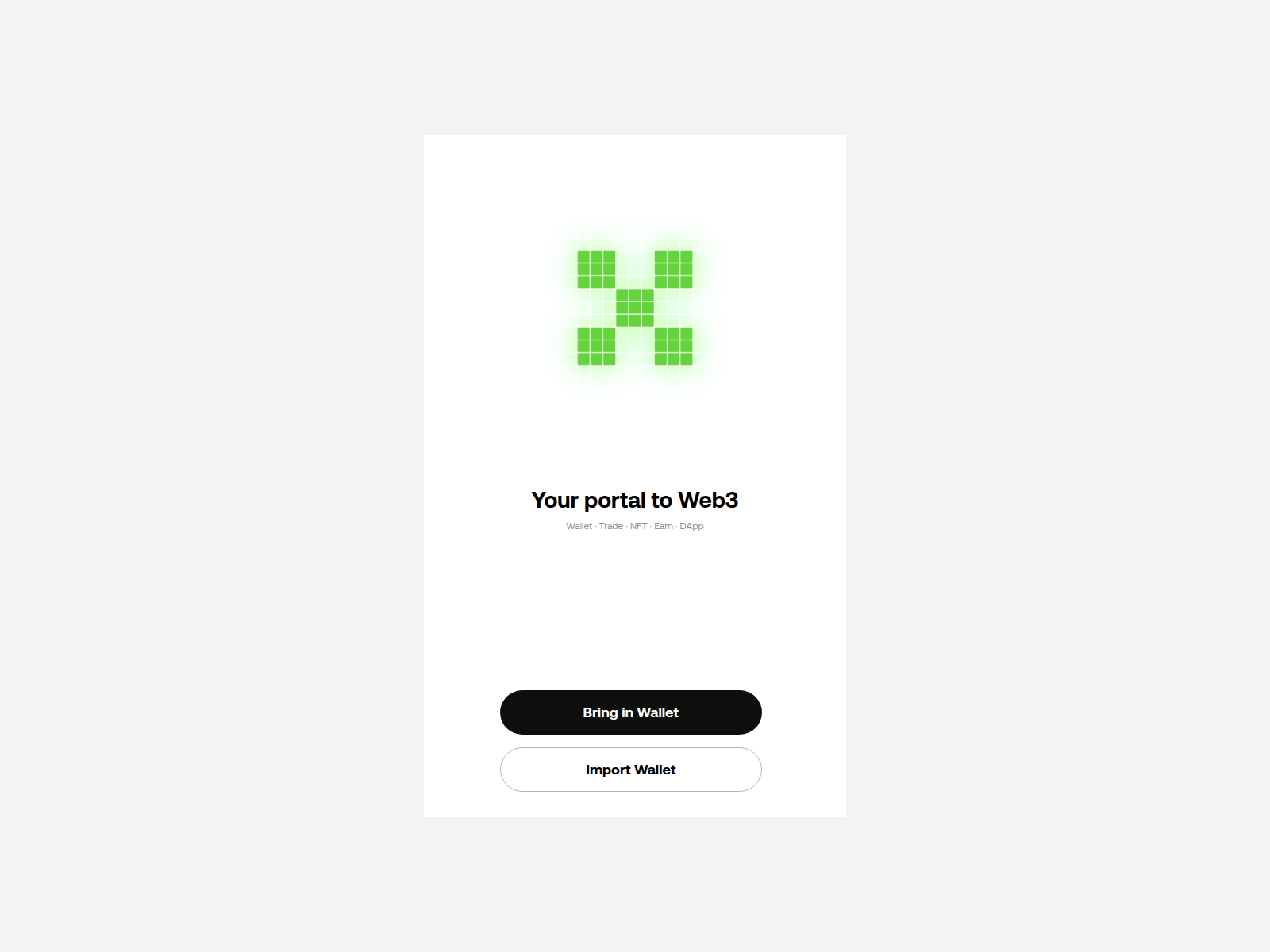 Screenshot of okxwebextension.com