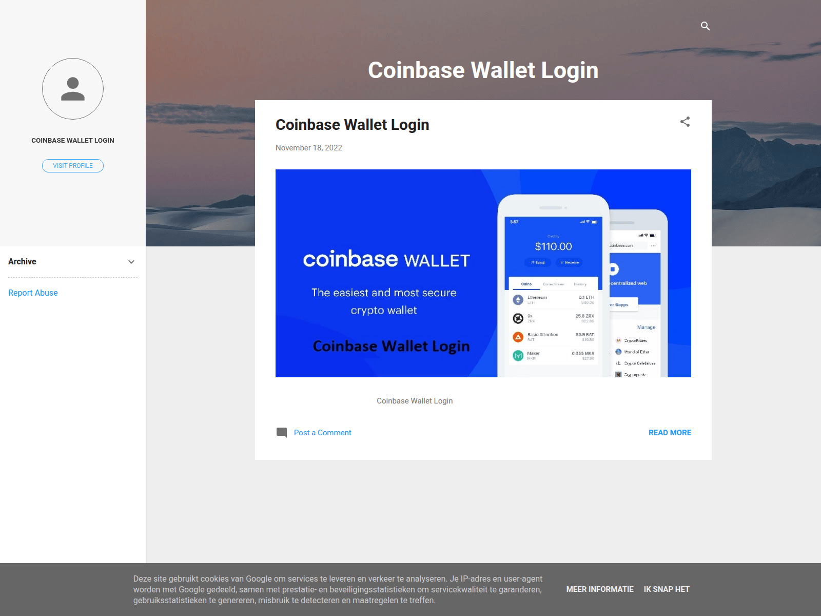 Screenshot of coinbase-wallet-login-to.blogspot.jp