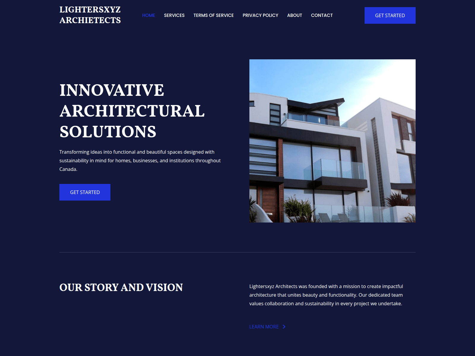 Screenshot of lightersxyz.com