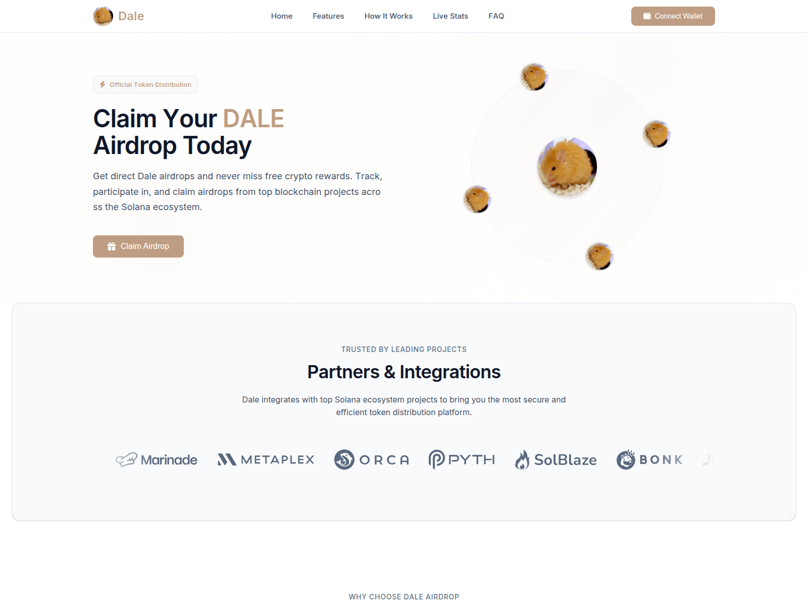 Screenshot of claim-dale.pages.dev